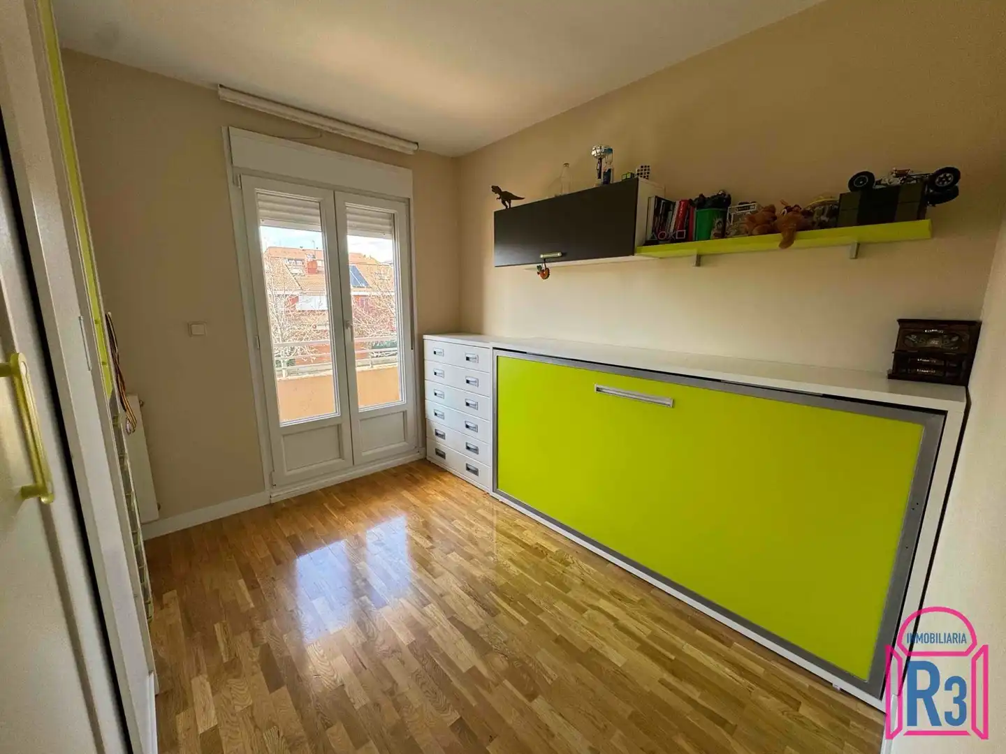 Schlafzimmer von Einfamilien-Reihenhaus zum Verkauf in San Andrés del Rabanedo mit Heizung und Privatgarten