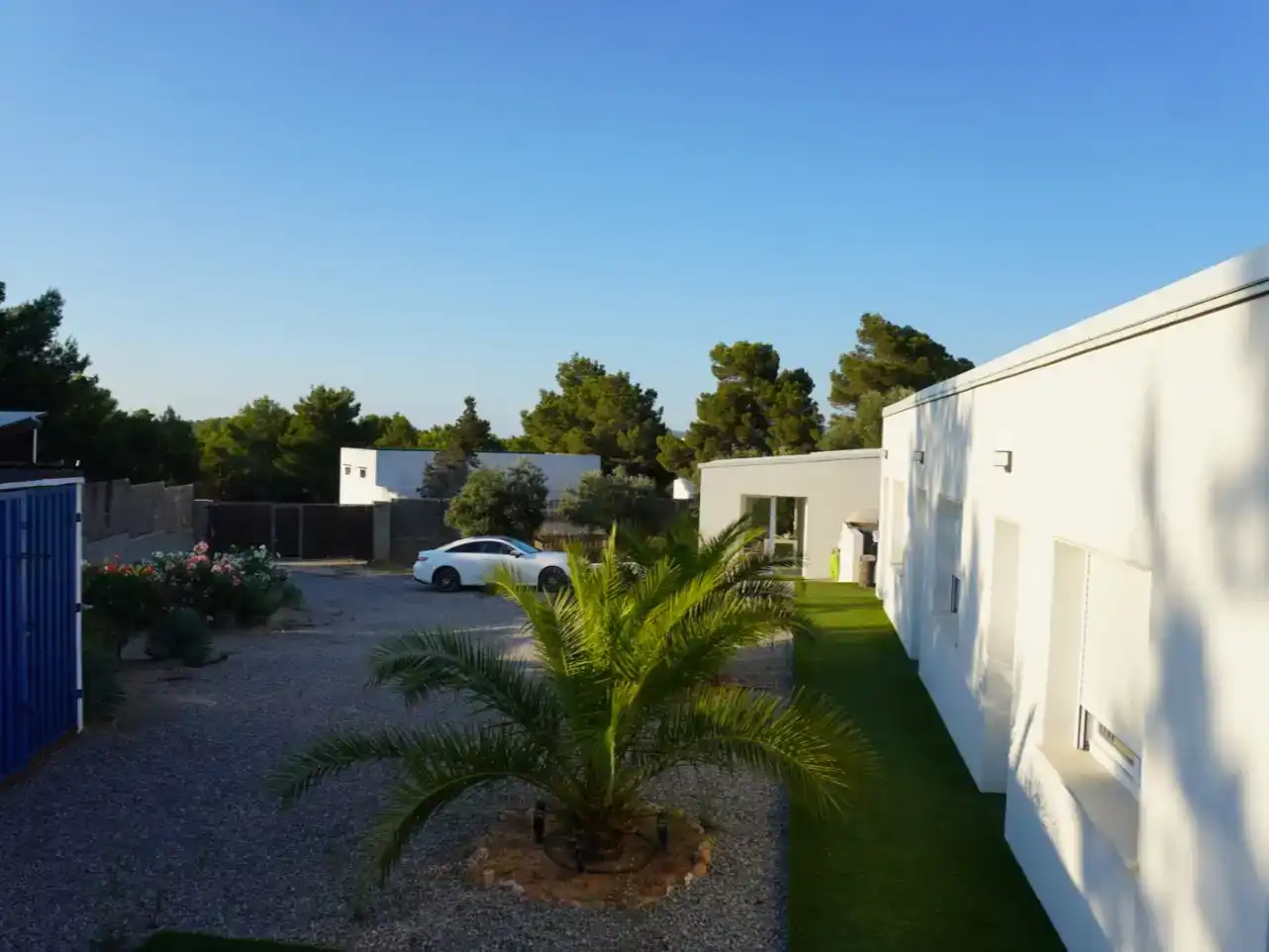 Vista exterior de Casa o xalet en venda en Sant Josep de sa Talaia amb Aire condicionat i Piscina
