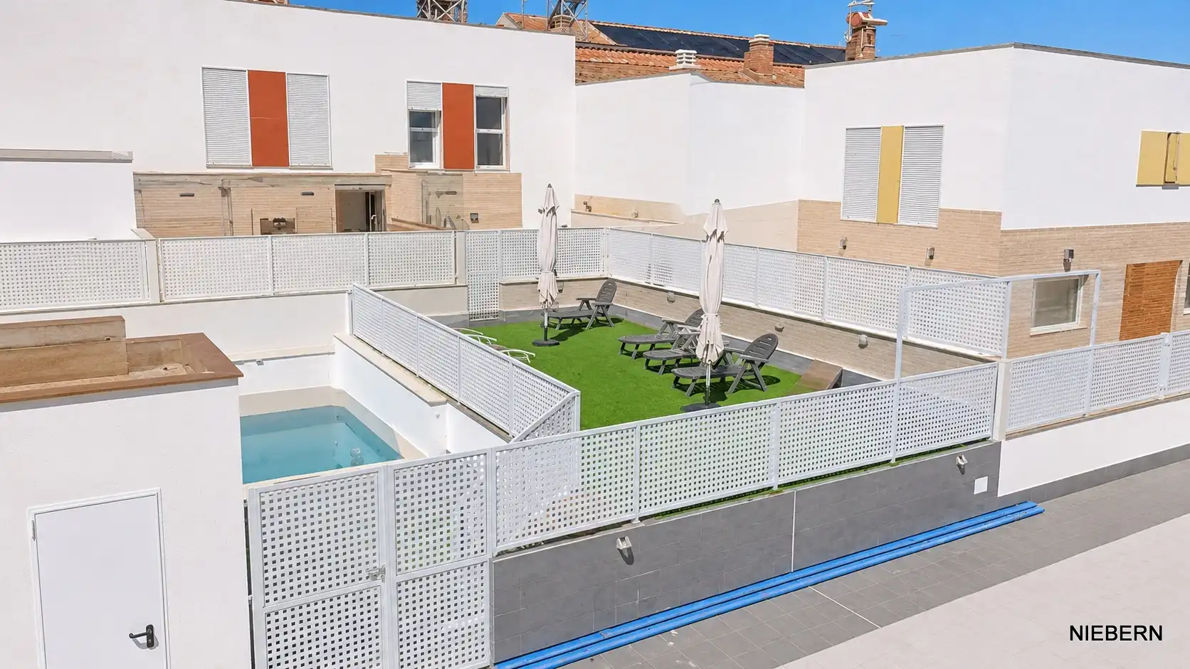 Terrace of Detached homes for sale in Cartagena  with Air Conditioner, Oven and Balcony