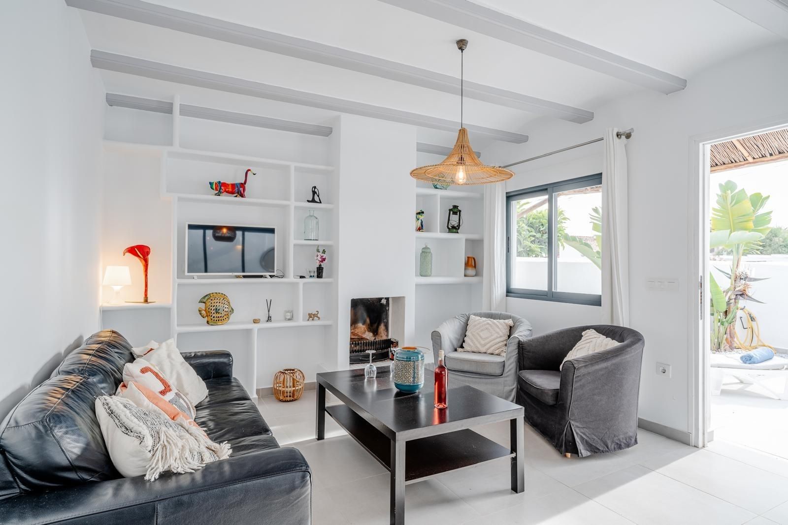 Living room of Single-family semi-detached to rent in Dénia  with Air Conditioner, Heating and Private garden