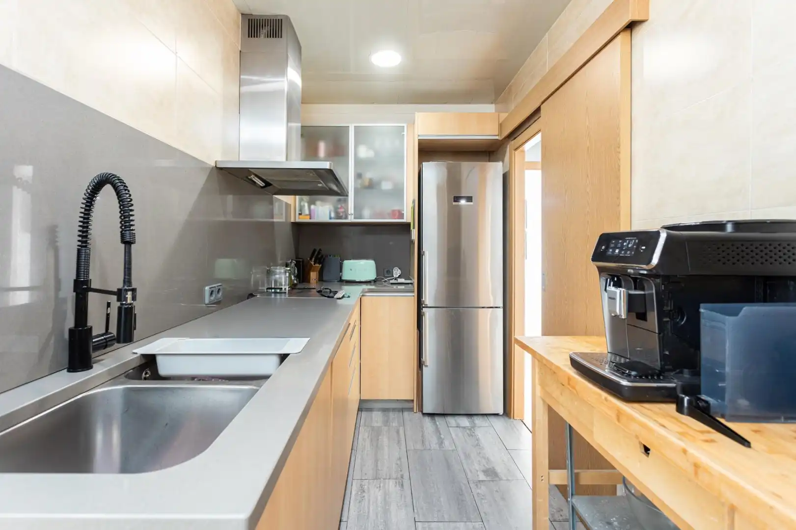 Cocina de Piso en venta en Barcelona con Aire acondicionado y Parquet