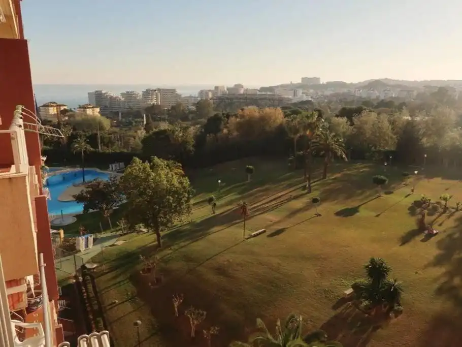 Garten von Wohnung zum Verkauf in Benalmádena mit Klimaanlage und Balkon