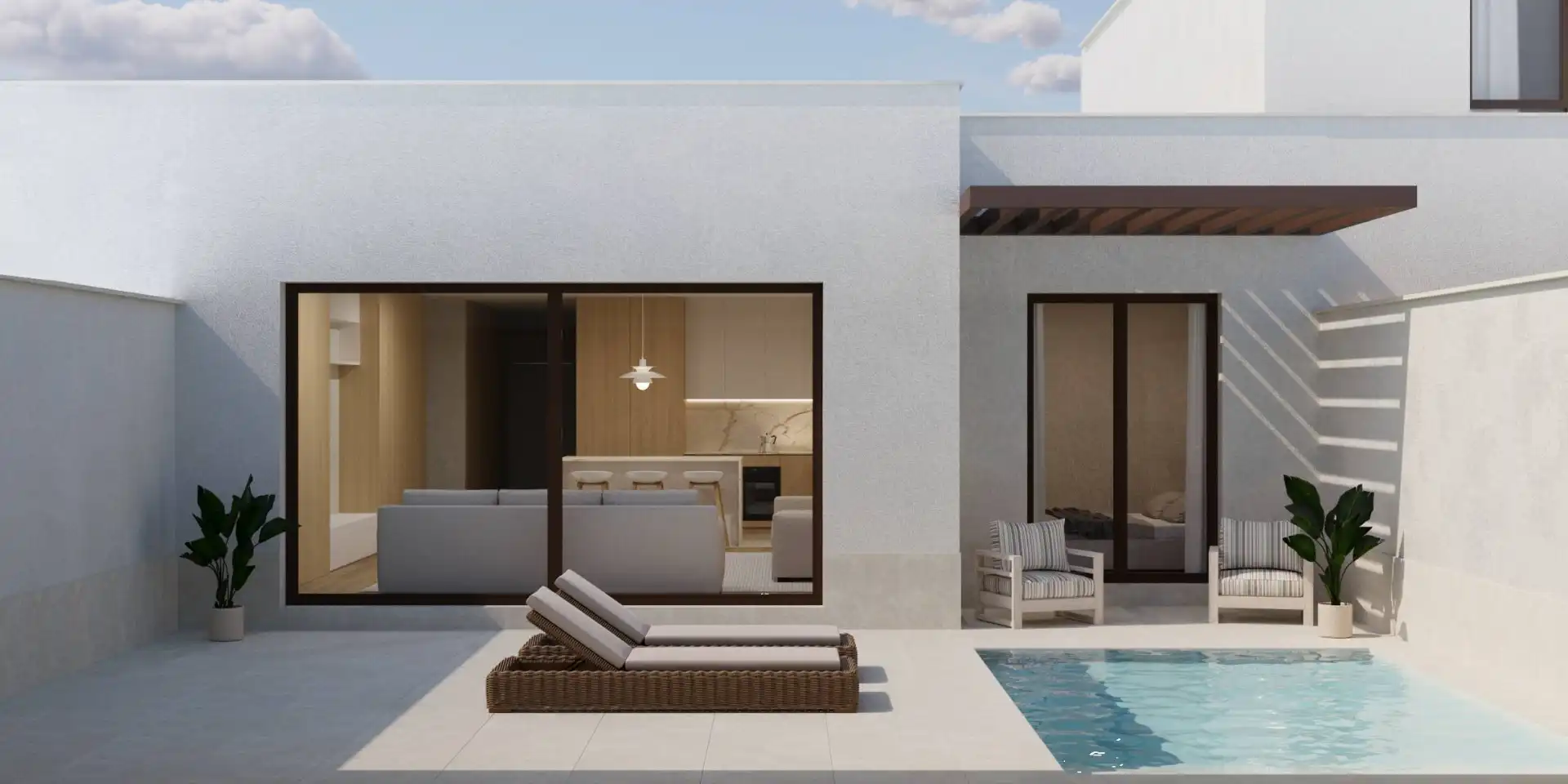 Terraza de Casa adosada en venta en PAU 2-600