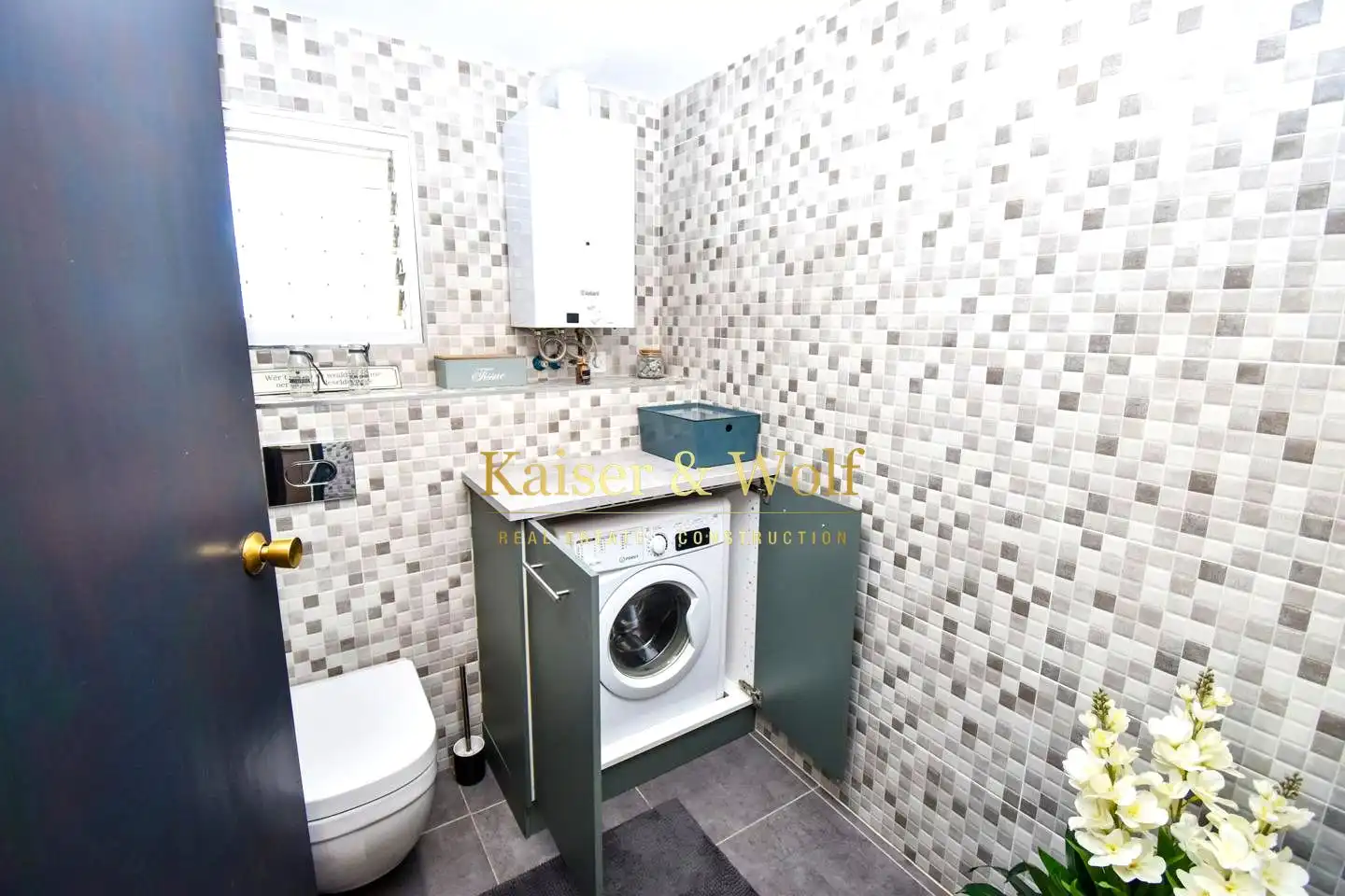 Baño de Finca rústica en venta en Elche / Elx con Aire acondicionado y Jardín privado
