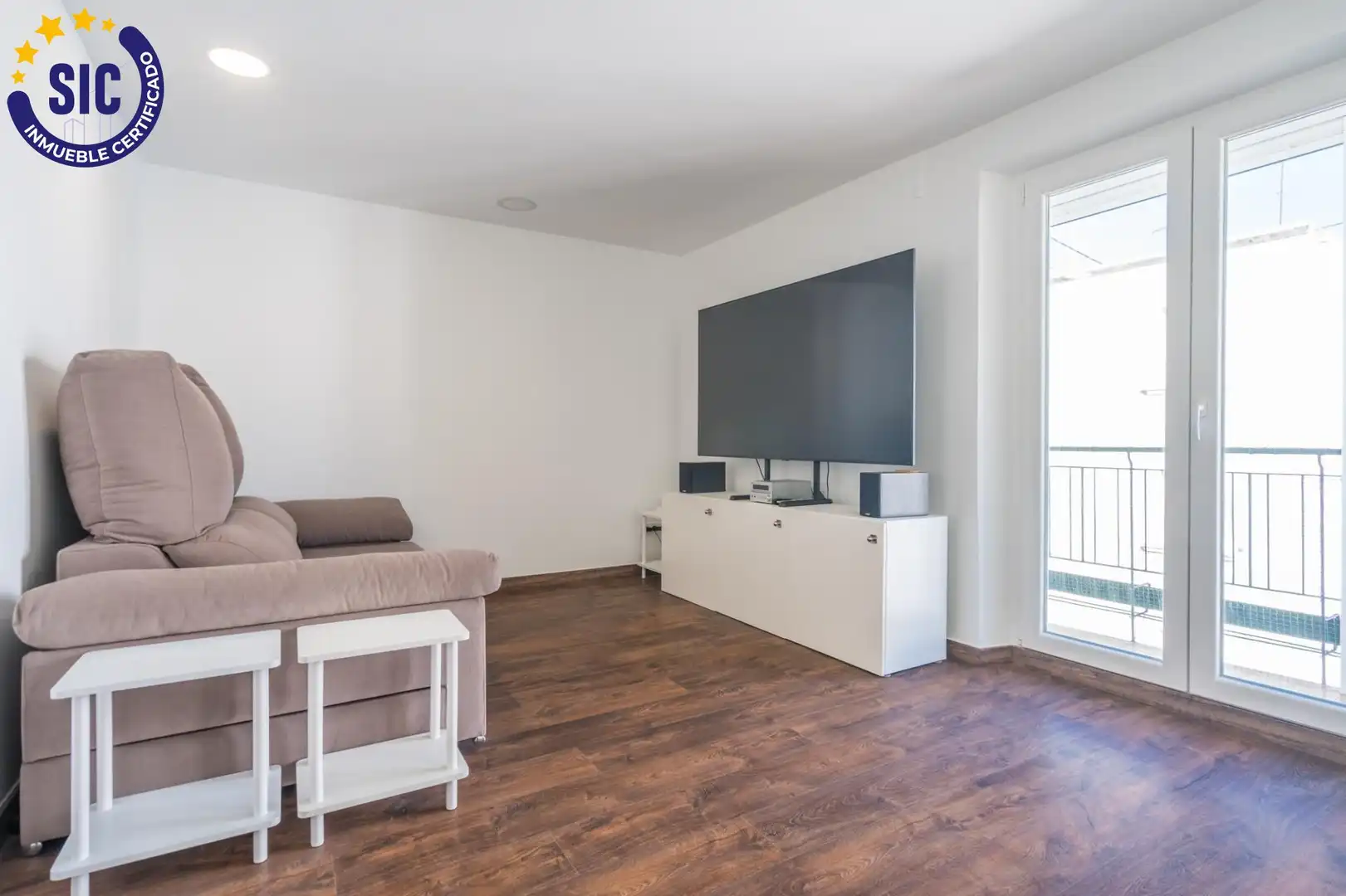 Wohnzimmer von Wohnung zum Verkauf in Valencia mit Klimaanlage, Heizung und Terrasse