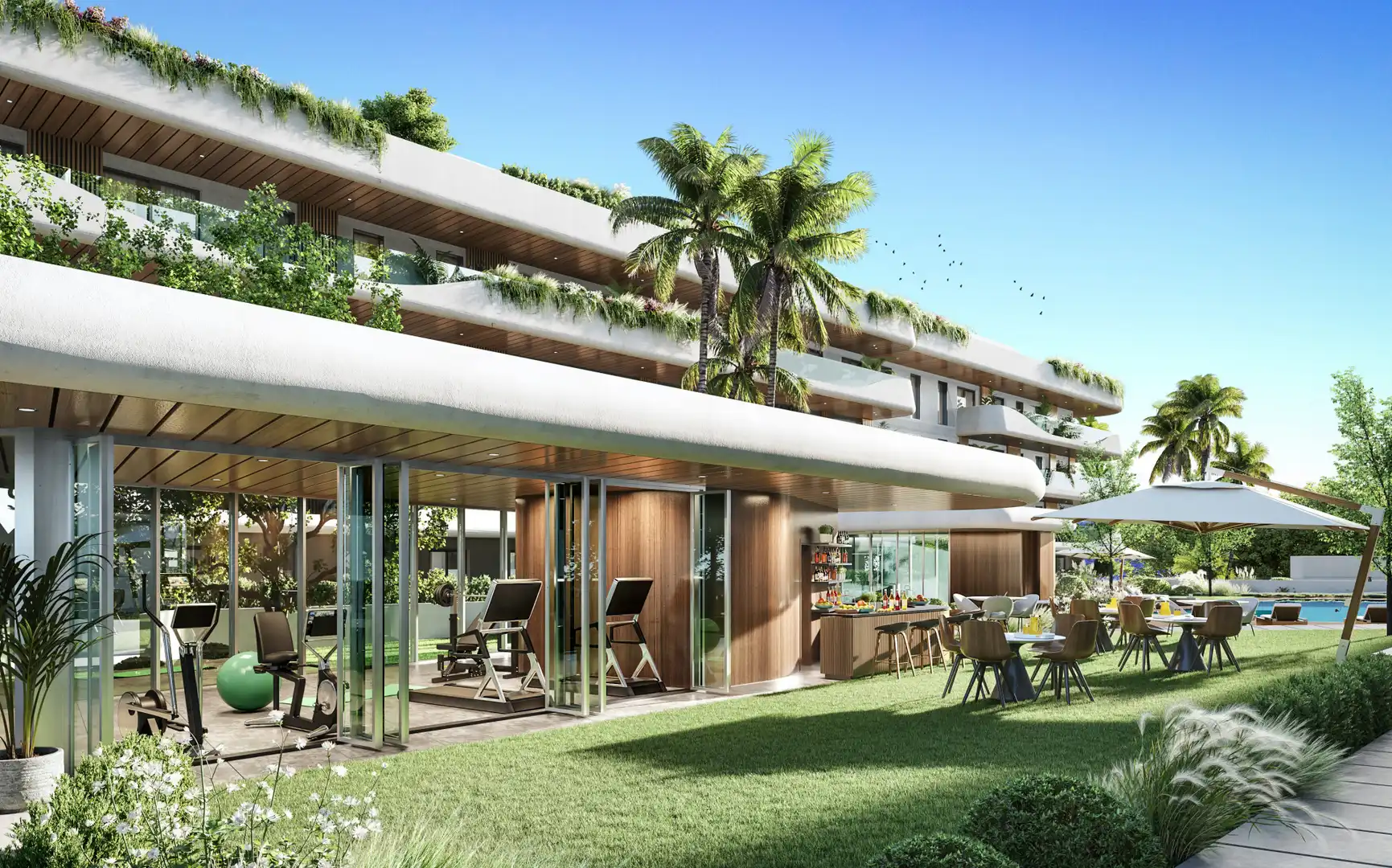 Terrace of Apartments for sale in Marbella  with Air Conditioner, Terrace and Swimming Pool
