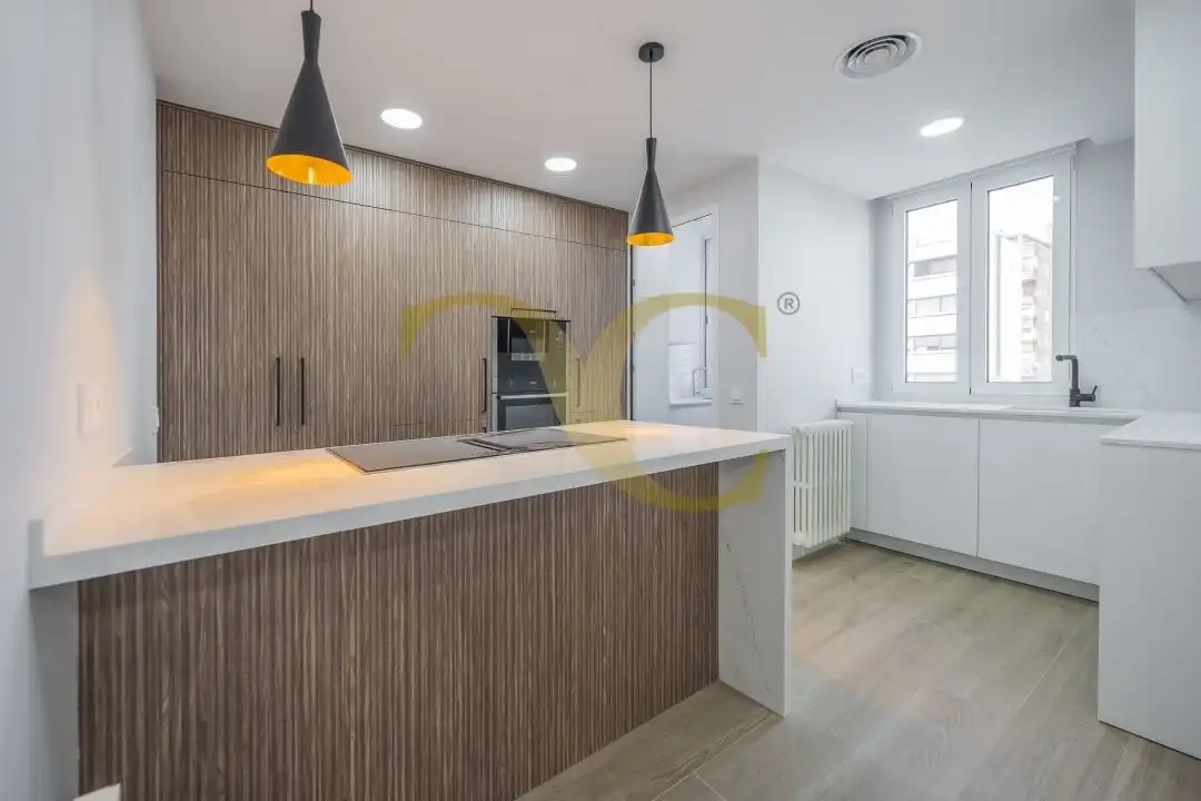 Küche von Wohnung zur Miete in Madrid mit Klimaanlage, Heizung und Privatgarten