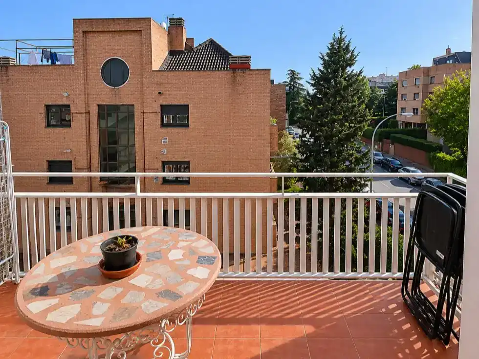 Terraza de Piso en venta en Madrid con Aire acondicionado, Jardín privado y Parquet