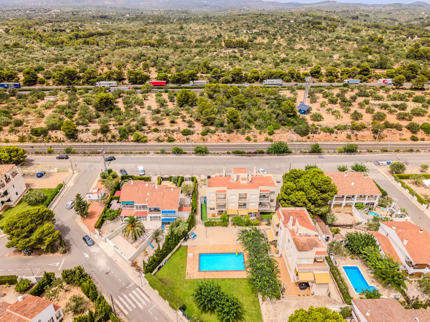 Vista exterior de Piso en venta en L'Ampolla con Aire acondicionado, Calefacción y Terraza