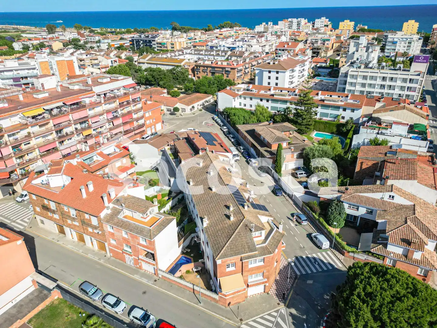 Vista exterior de Casa adosada en venta en Pineda de Mar con Aire acondicionado, Calefacción y Jardín privado