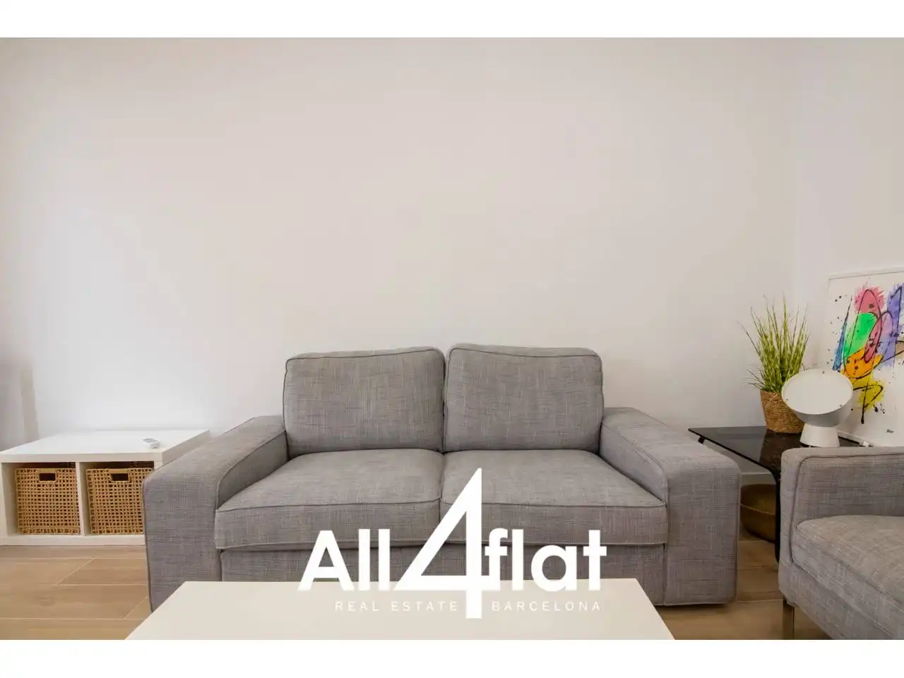 Außenansicht von Wohnung zur Miete in Barcelona mit Klimaanlage, Parkett und Möbliert