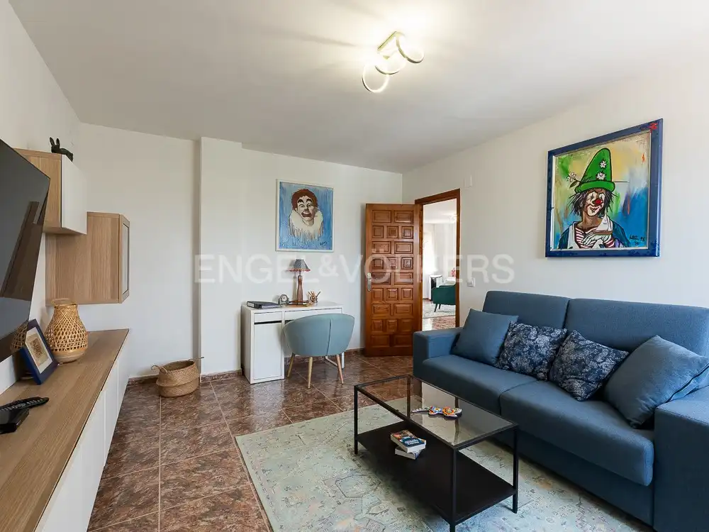 Sala d'estar de Casa o xalet en venda en Alberic amb Aire condicionat, Calefacció i Jardí privat