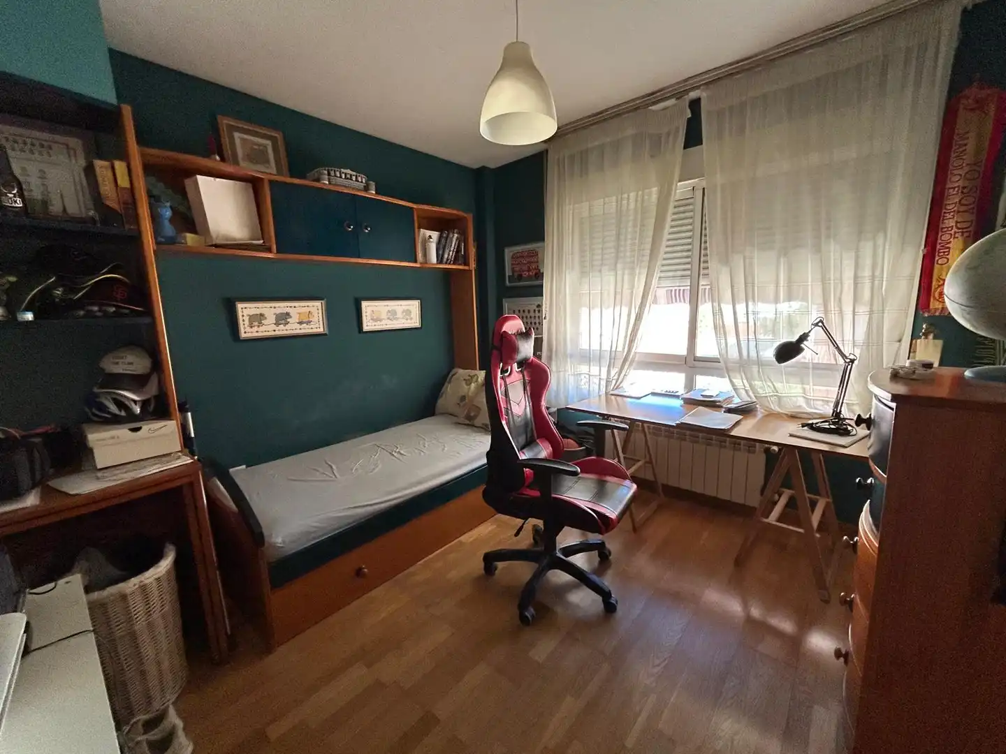 Dormitori de Casa adosada en venda en Ciudad Real amb Aire condicionat, Calefacció i Jardí privat