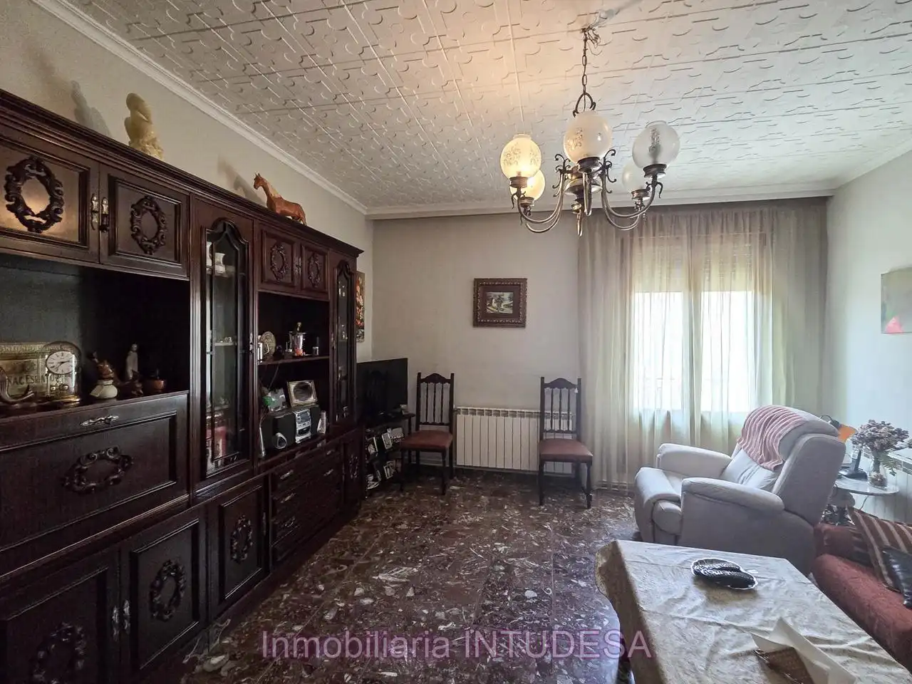 Living room of Houses for sale in Fustiñana  with Heating, Terrace and Storage room