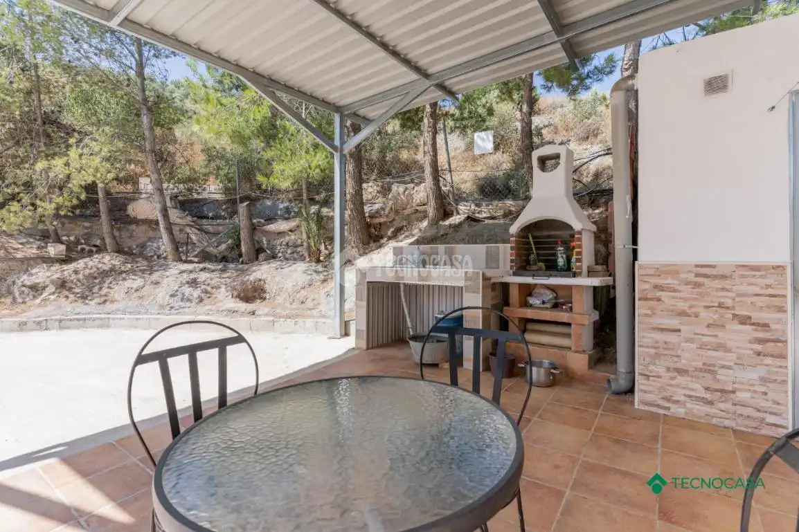 Terraza de Finca rústica en venta en Vícar con Aire acondicionado y Amueblado