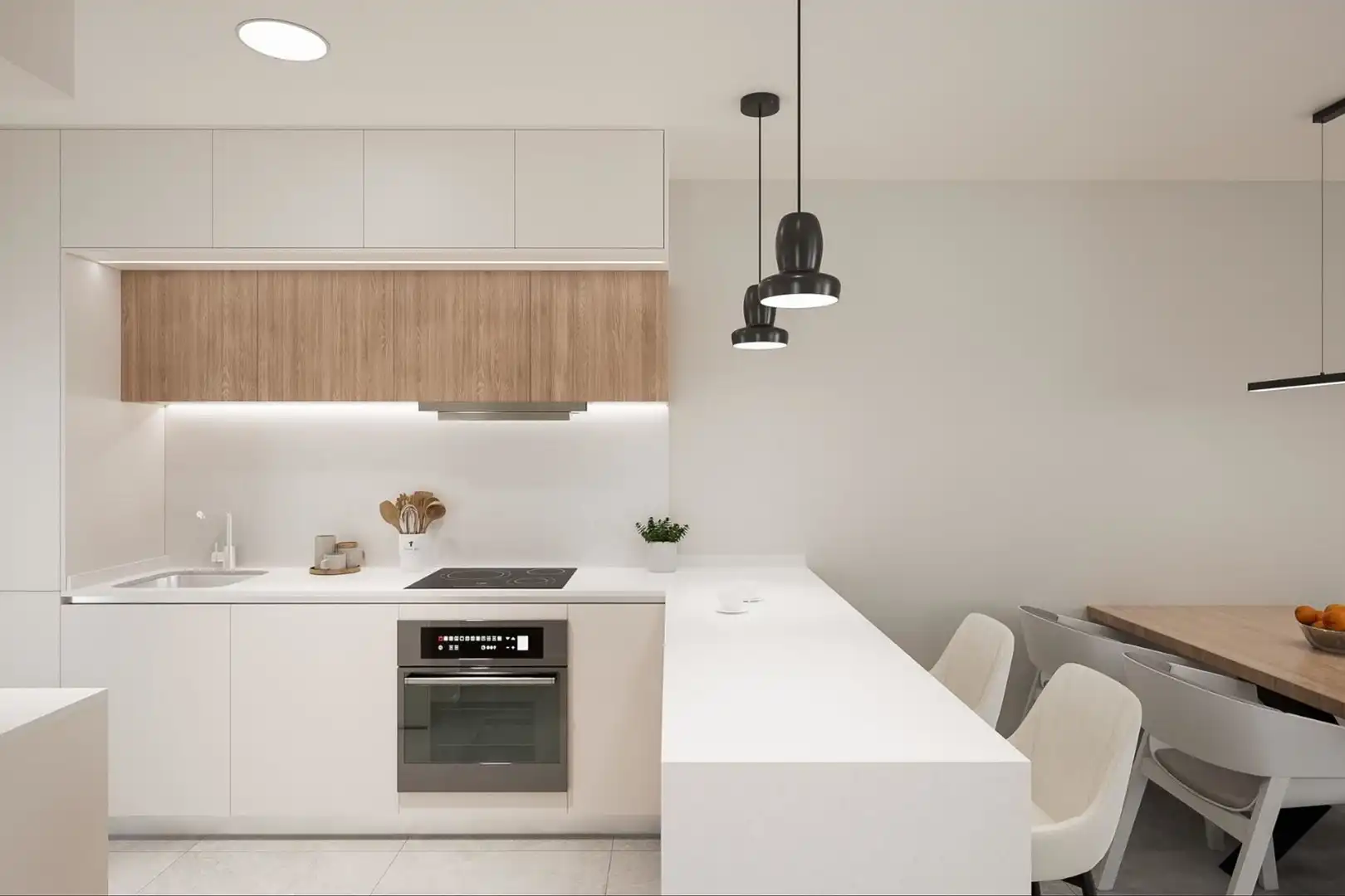 Cocina de Casa adosada en venta en Pilar de la Horadada