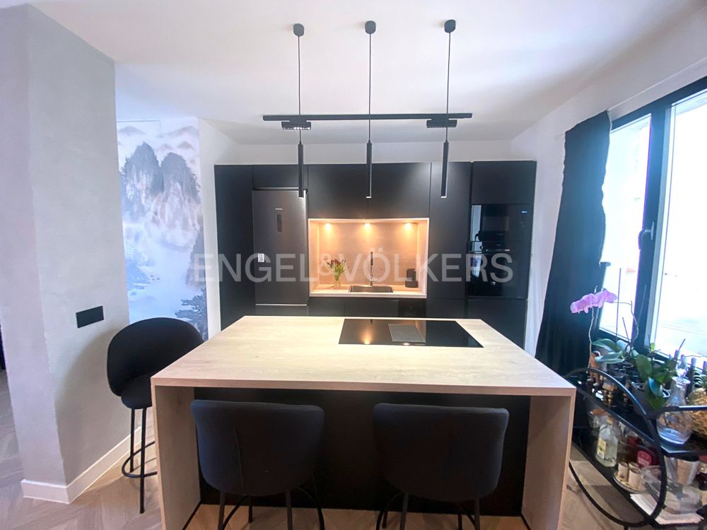 Kitchen of Apartment for sale in  Madrid Capital  with Air Conditioner and Heating