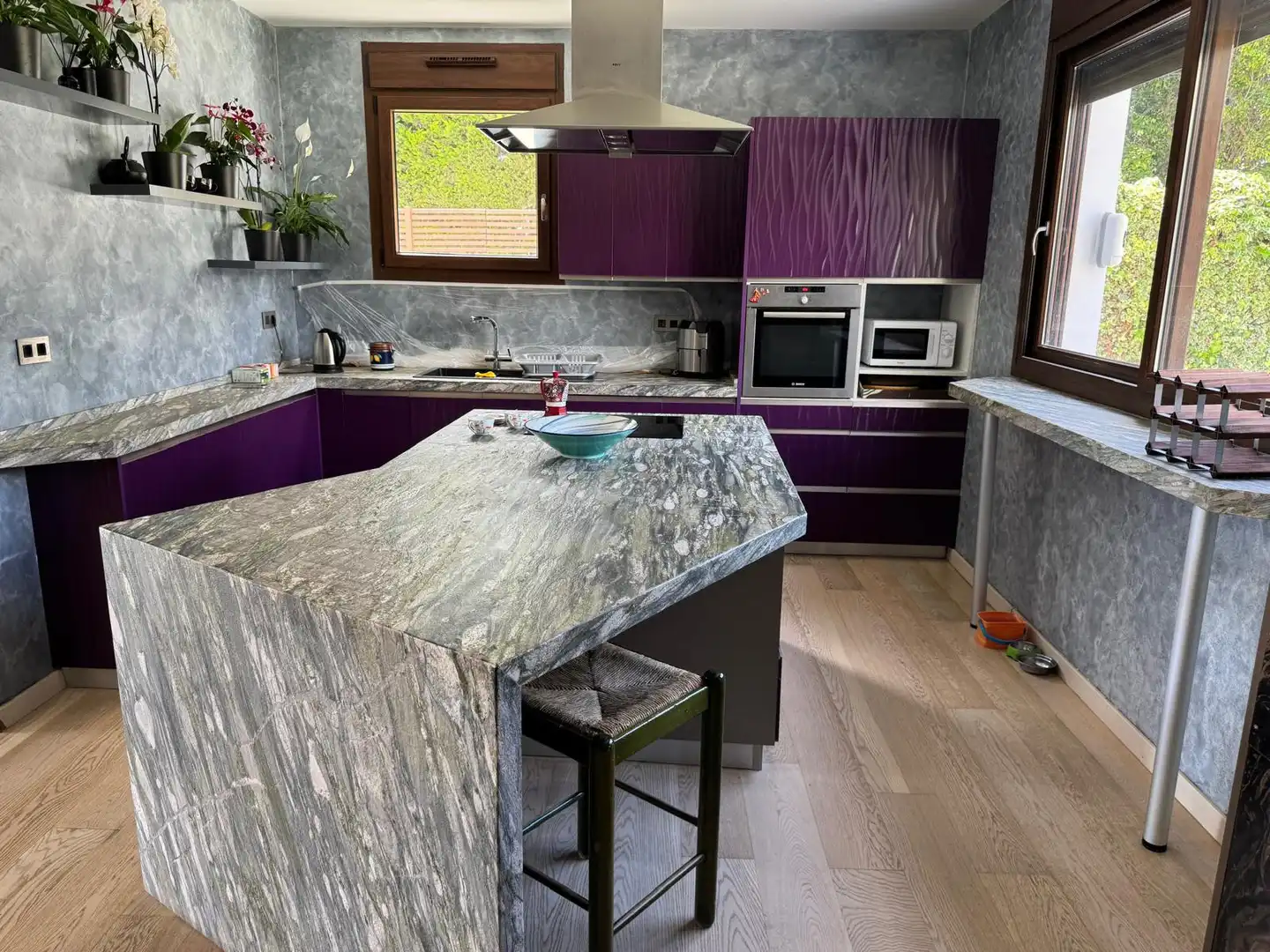 Cuina de Casa o xalet de lloguer en Marbella amb Aire condicionat, Calefacció i Jardí privat