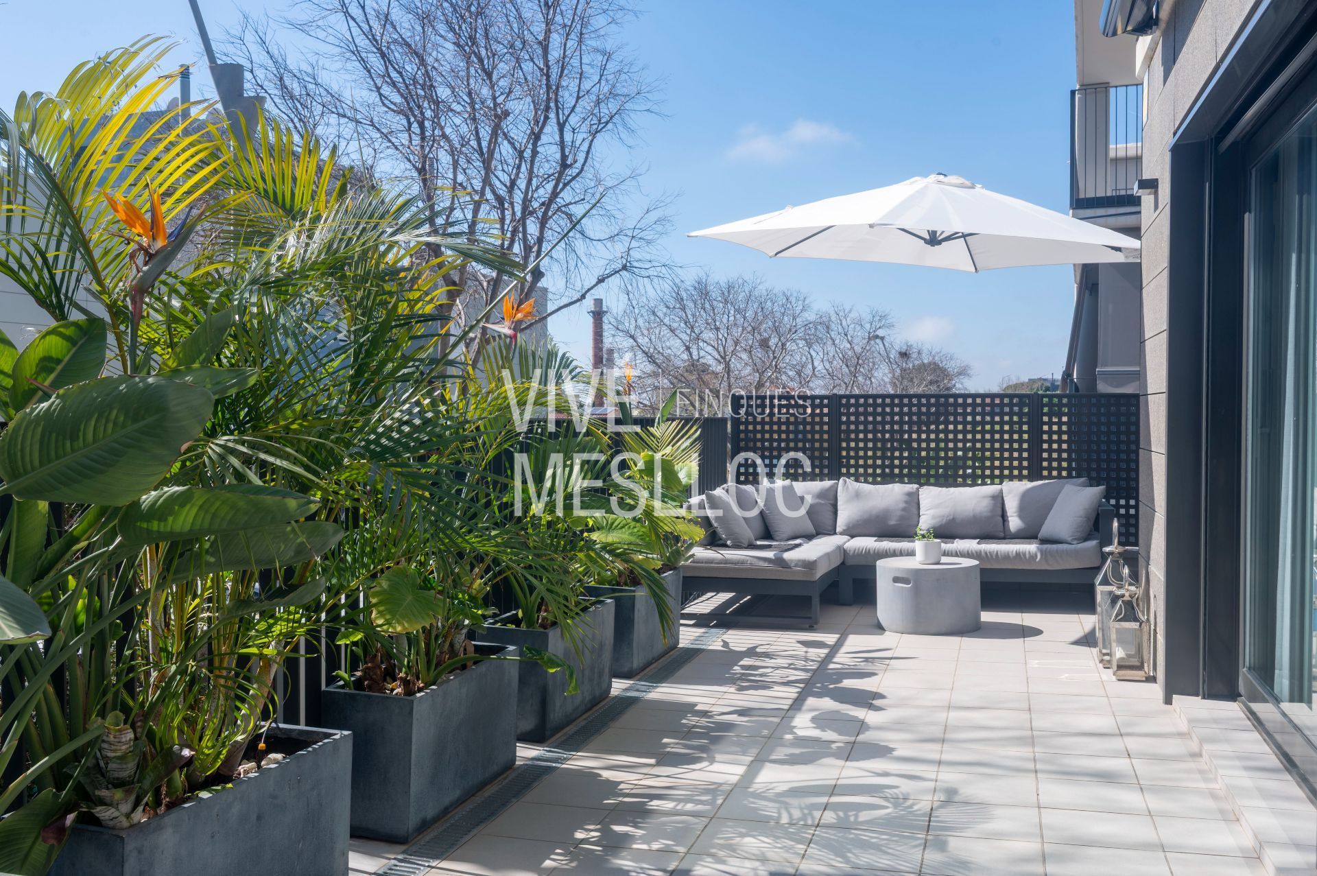 Terrace of Flat for sale in El Masnou  with Air Conditioner and Heating