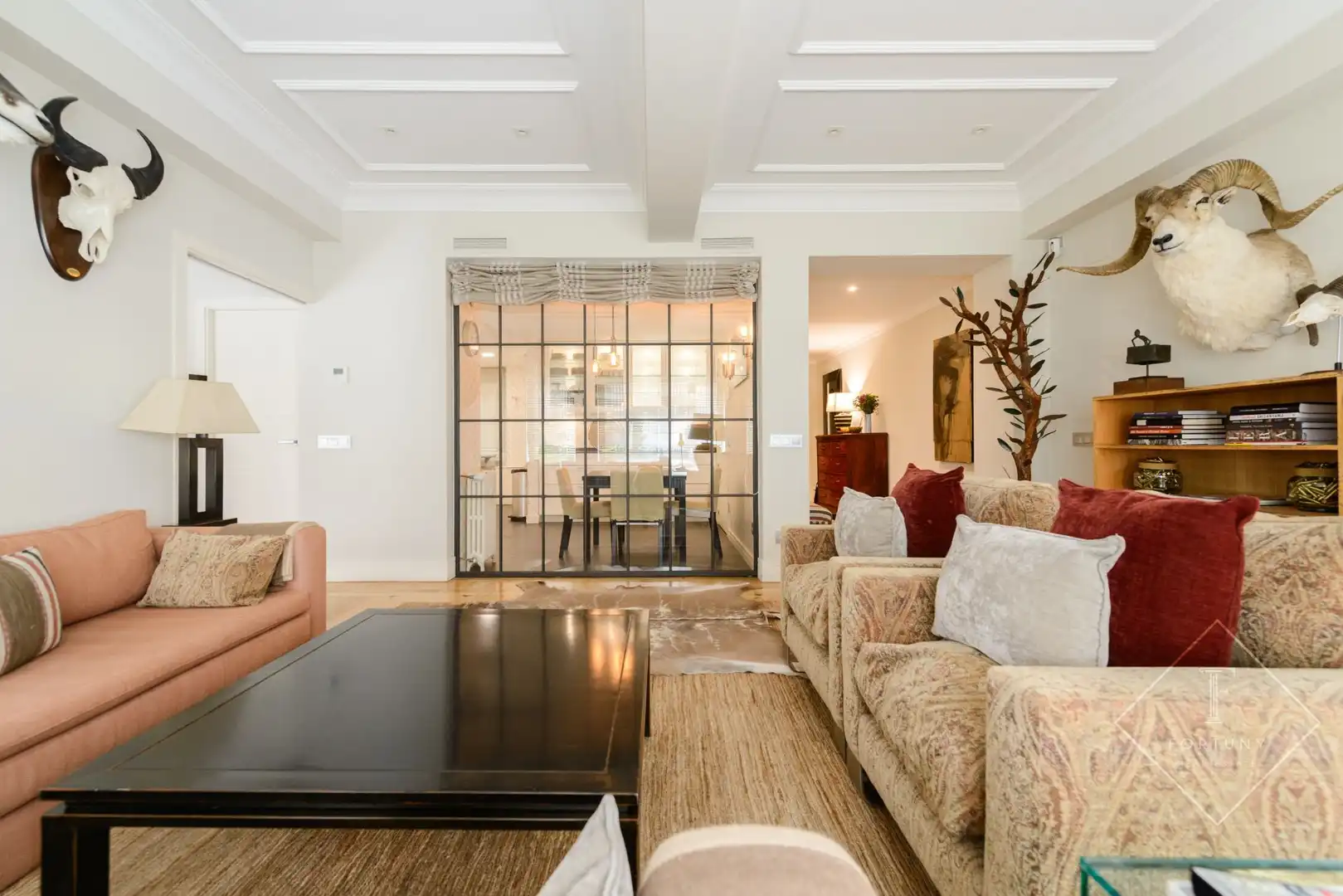 Wohnzimmer von Wohnung zum Verkauf in  Madrid Capital mit Klimaanlage, Heizung und Terrasse