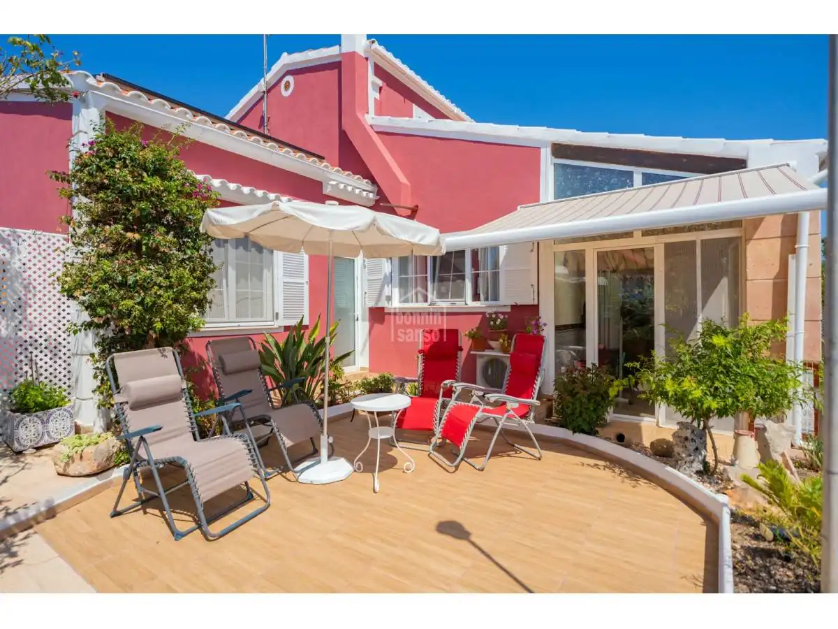 Terrace of Houses for sale in Sant Lluís  with Heating, Terrace and Swimming Pool