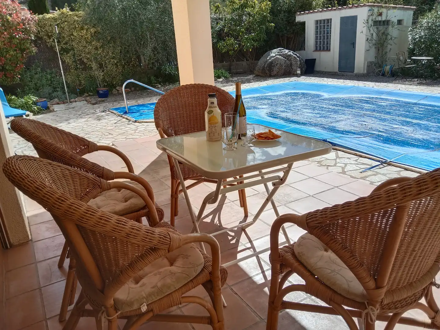 Terraza de Casa o chalet de alquiler en Calonge i Sant Antoni con Aire acondicionado, Calefacción y Jardín privado
