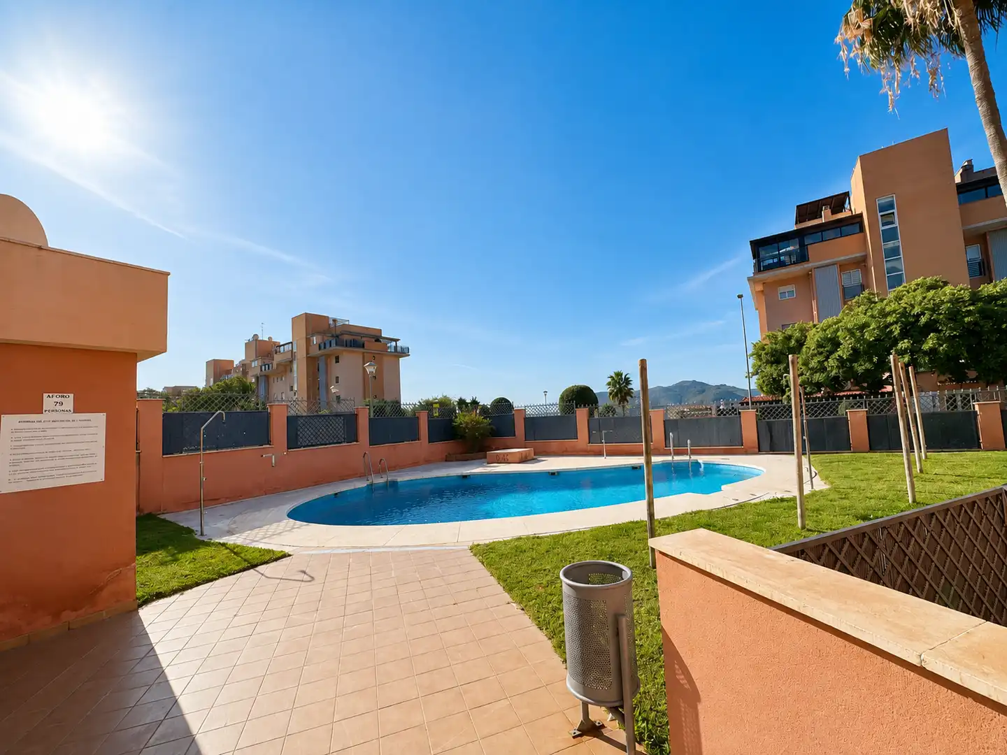 Piscina de Casa adosada en venda en Málaga Capital amb Aire condicionat, Terrassa i Balcó