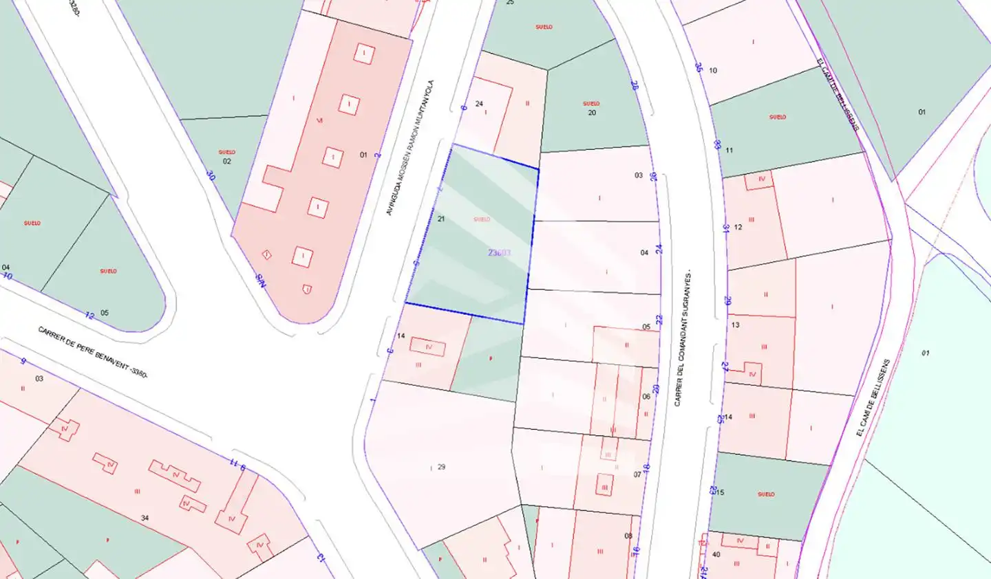 Lands and plots for sale in Avinguda Mossèn Ramon Muntanyola