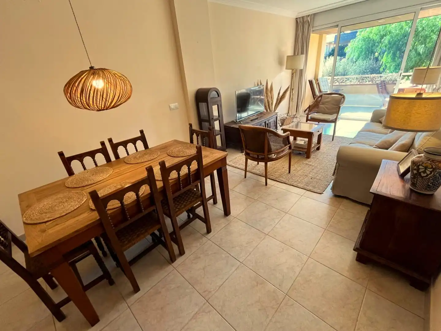 Dining room of Flat for sale in Palamós  with Heating, Terrace and Oven
