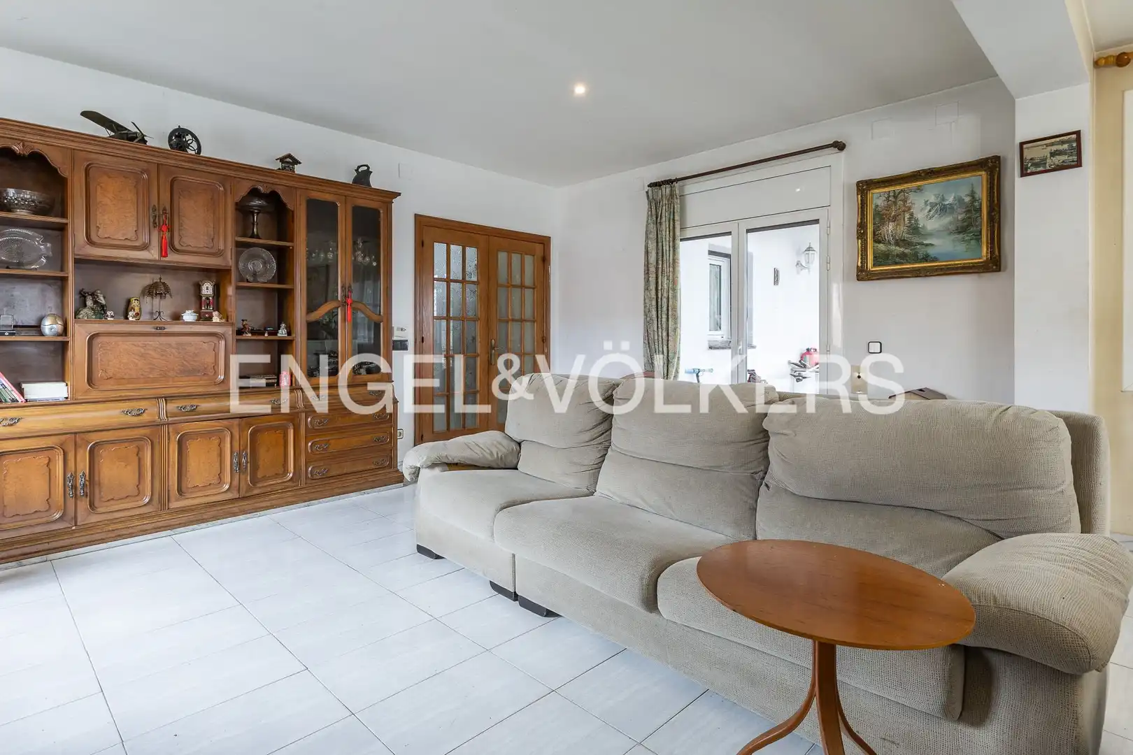 Sala de estar de Casa o chalet en venta en Vilassar de Dalt con Aire acondicionado, Calefacción y Jardín privado