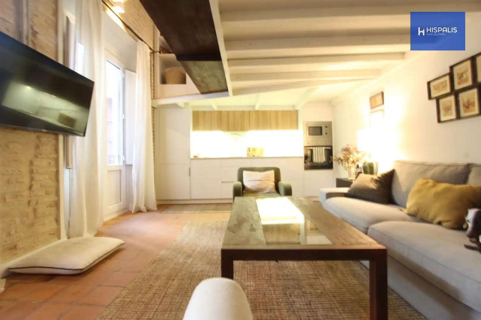 Wohnzimmer von Loft zum Verkauf in Sevilla mit Klimaanlage und Heizung