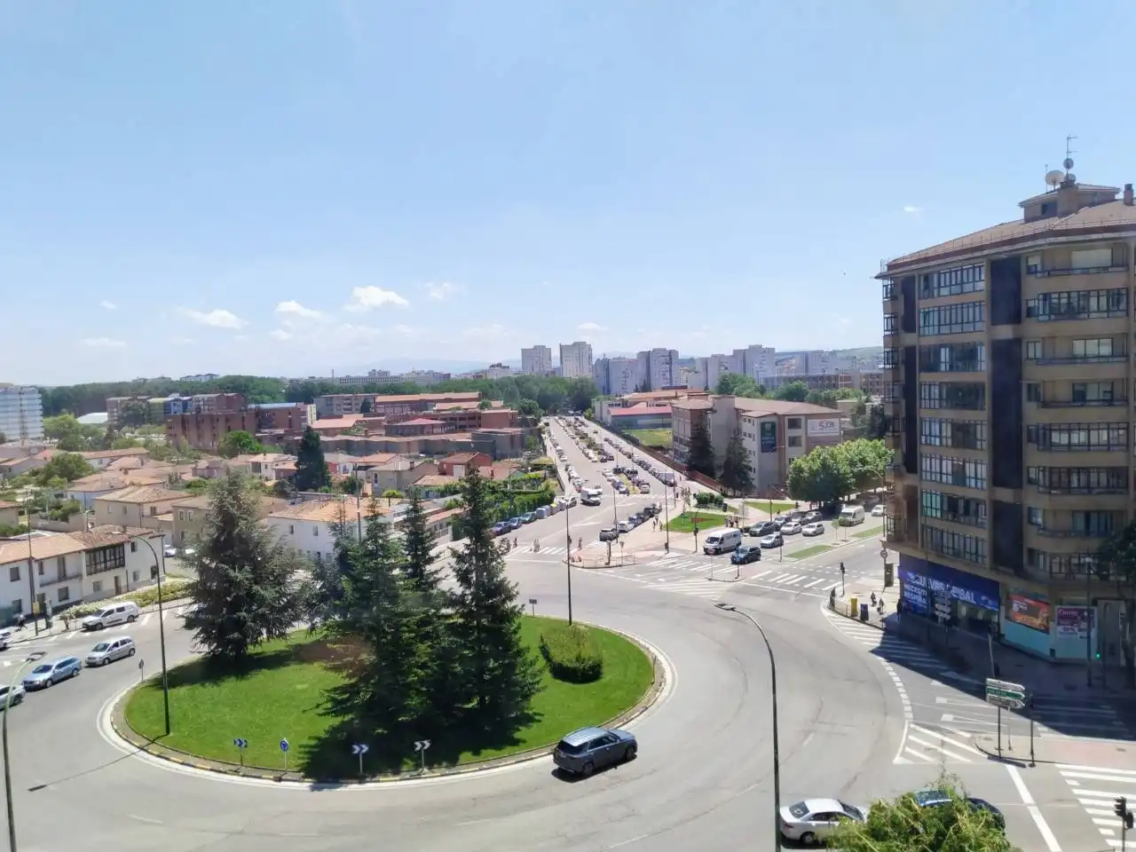 Exterior view of Flat for rent in Burgos  with Heating, Parquet flooring and Terrace