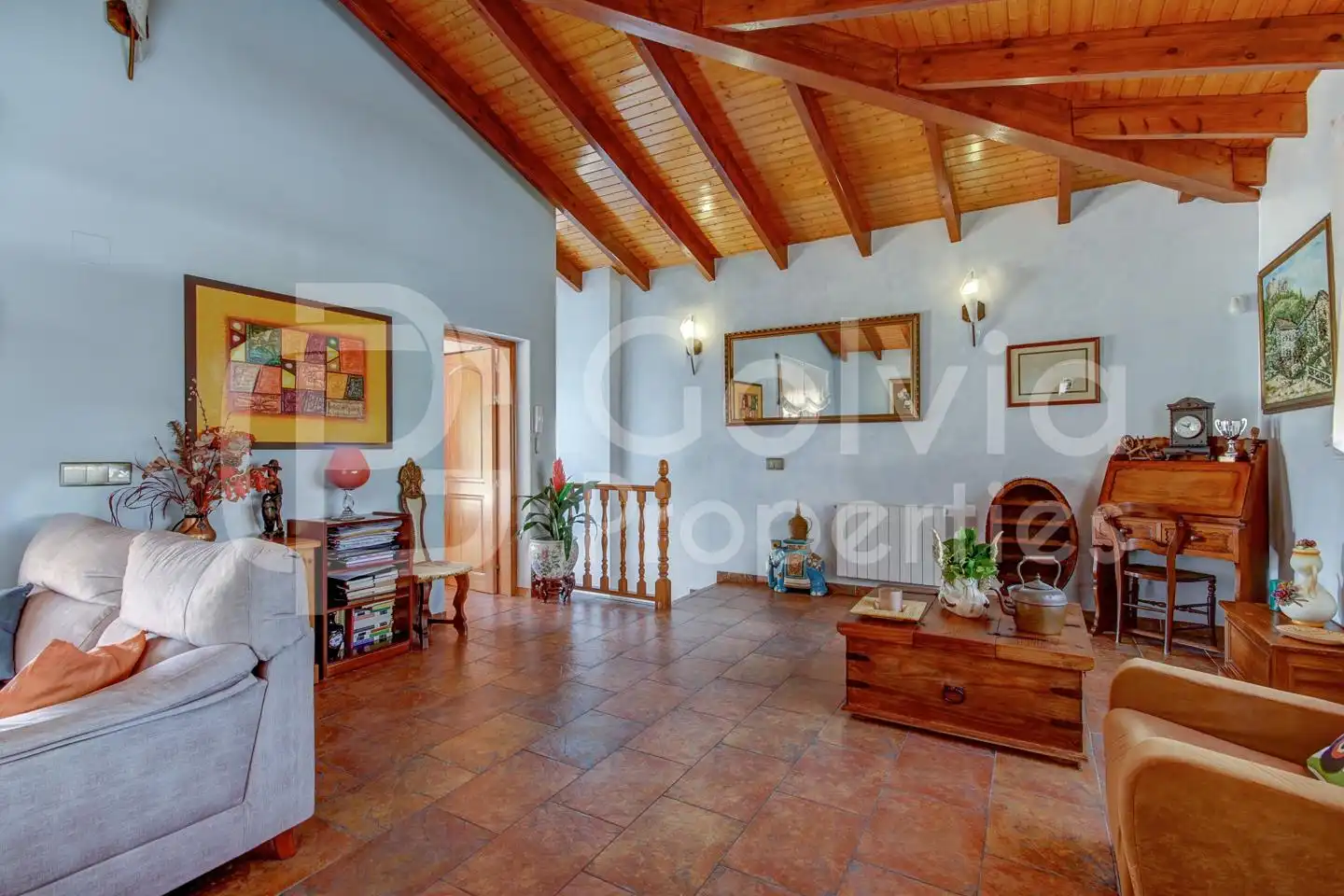Sala de estar de Casa o chalet en venta en Castelldefels con Aire acondicionado, Calefacción y Jardín privado