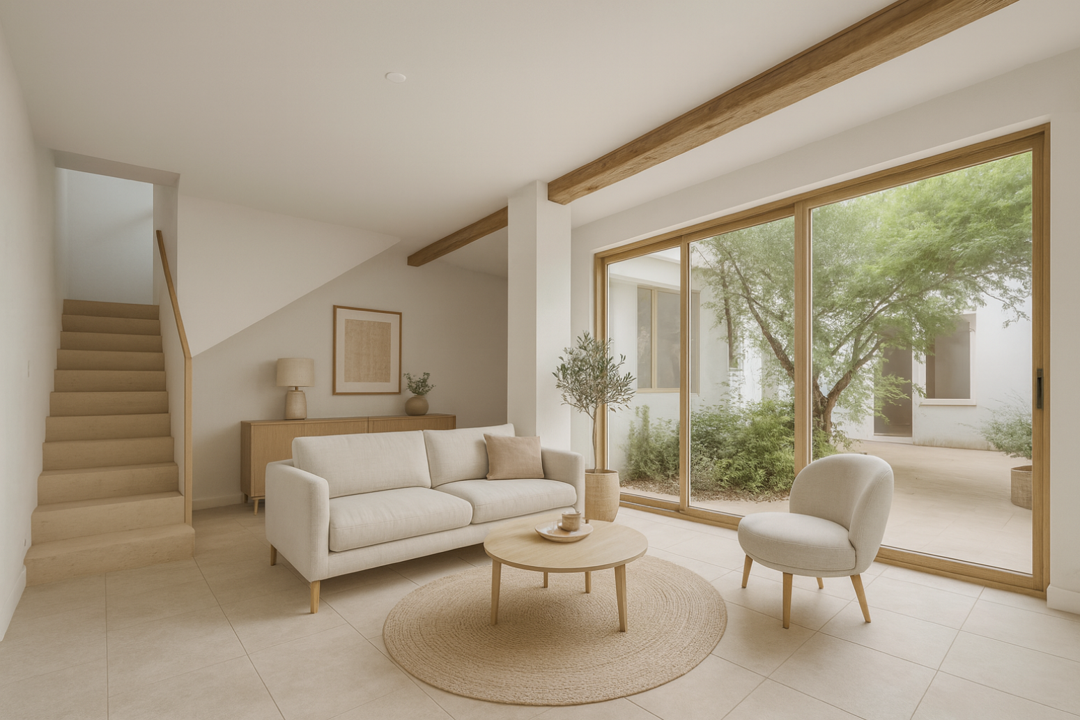 Living room of House or chalet for sale in Rafelguaraf  with Air Conditioner, Heating and Terrace