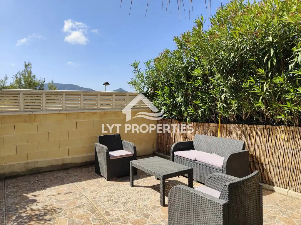 Terrace of Detached homes for sale in Gata de Gorgos  with Air Conditioner, Heating and Swimming Pool