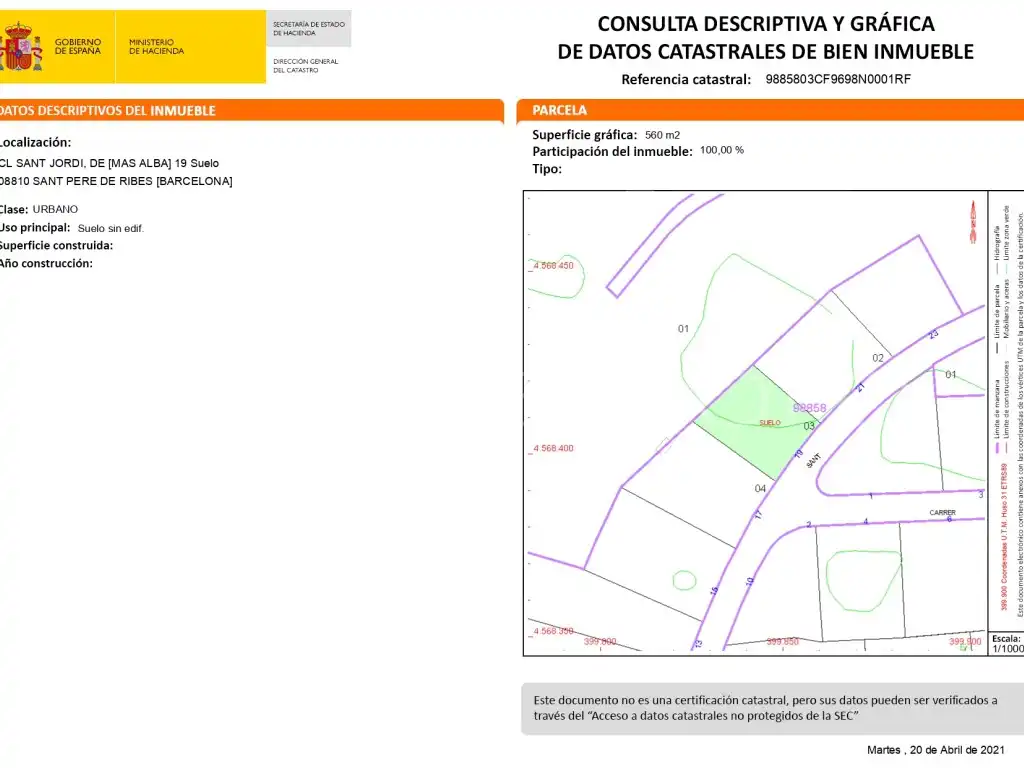 Residential land for sale in Mas Alba, imagen 3