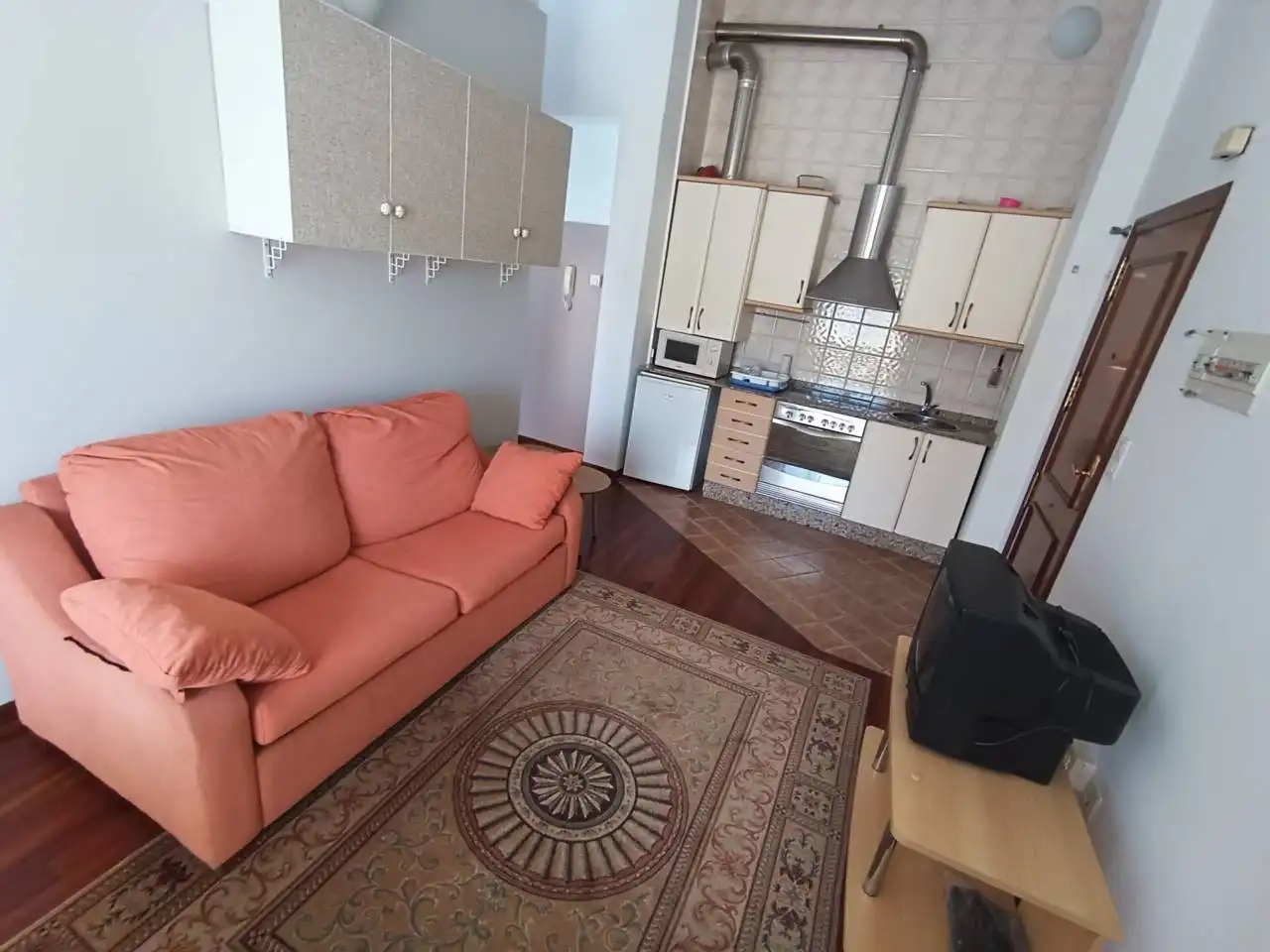 Living room of Flat for rent in Brión  with Heating, Terrace and Storage room