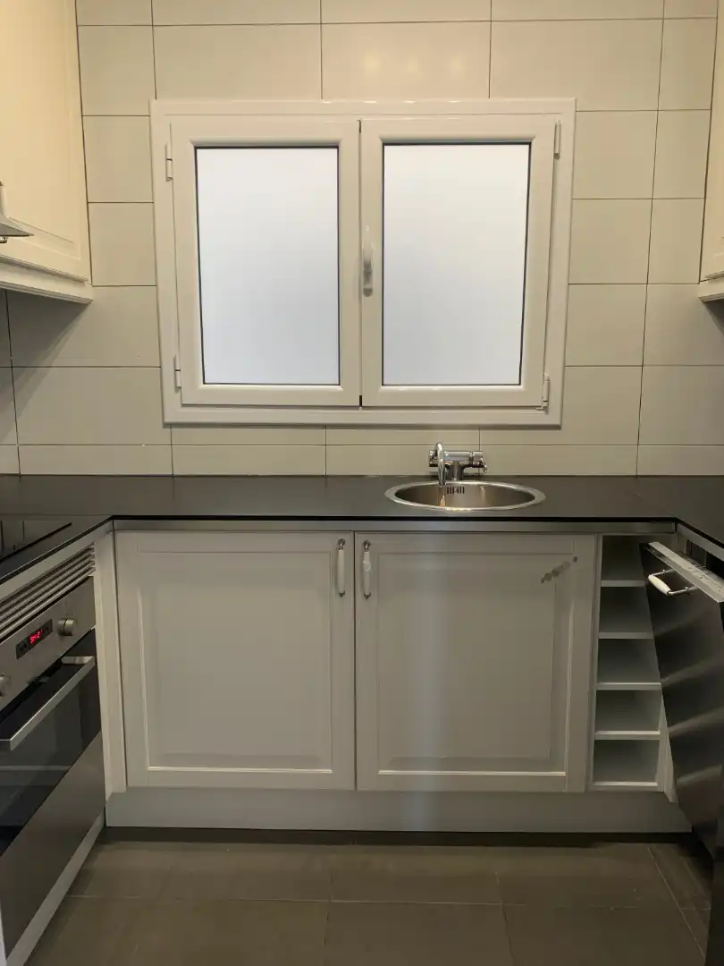 Küche von Wohnung zum Verkauf in Sant Feliu de Guíxols mit Heizung, Terrasse und Ofen
