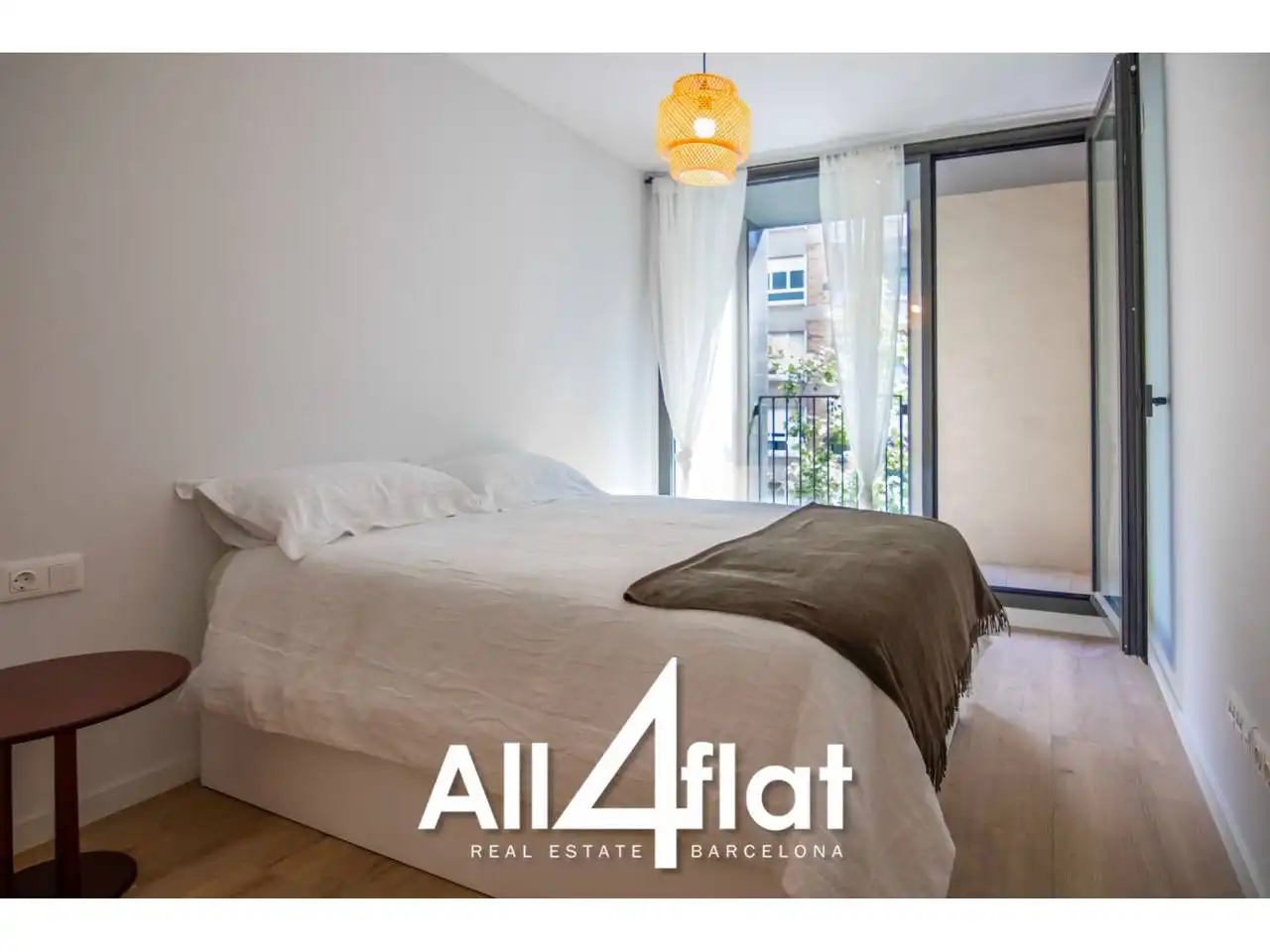 Bedroom of Flat for rent in Barcelona  with Air Conditioner, Heating and Furnished