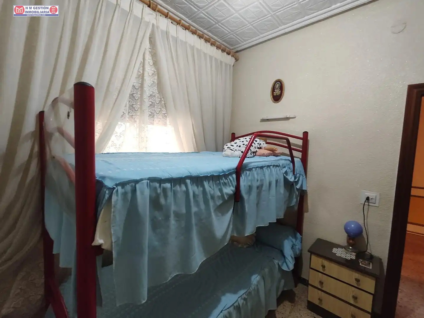 Schlafzimmer von Einfamilien-Reihenhaus zum Verkauf in Alcázar de San Juan mit Klimaanlage