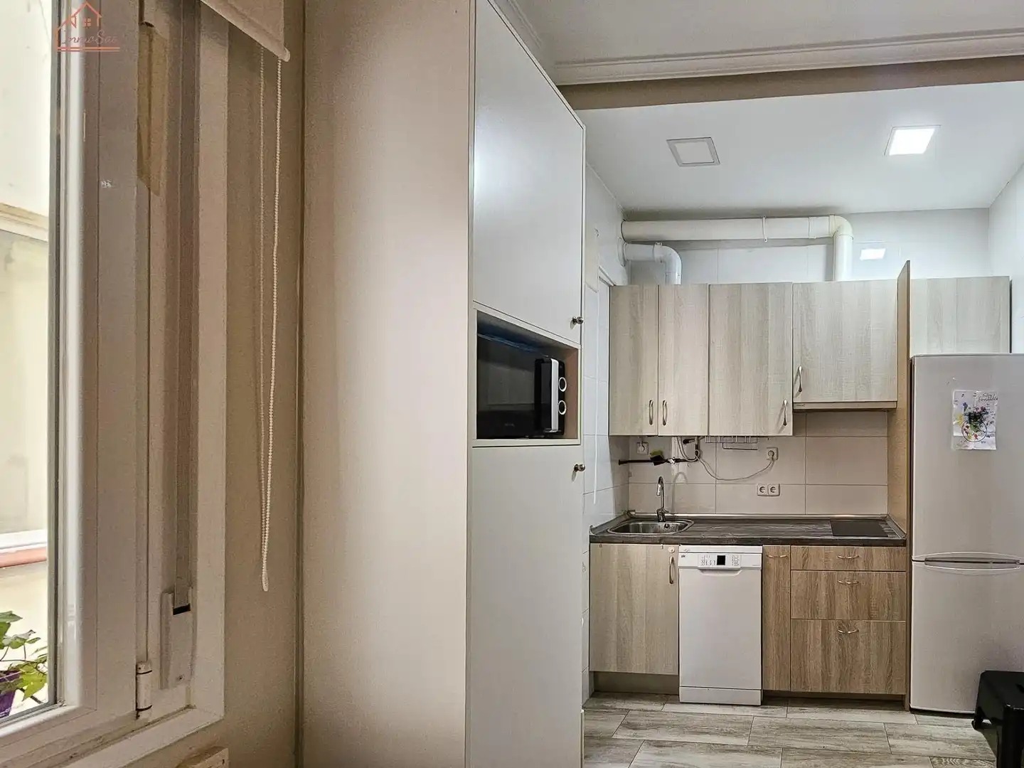 Küche von Wohnung zur Miete in Madrid mit Klimaanlage, Heizung und Möbliert