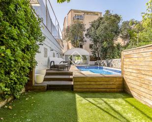 Swimming pool of House or chalet for sale in  Barcelona Capital  with Private garden, Terrace and Swimming Pool