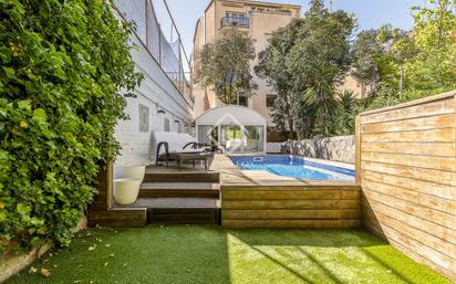 Piscina de Casa o xalet en venda en  Barcelona Capital amb Jardí privat, Terrassa i Piscina