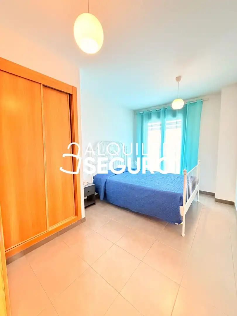 Bedroom of Flat for rent in Castellón de la Plana / Castelló de la Plana  with Air Conditioner, Heating and Furnished