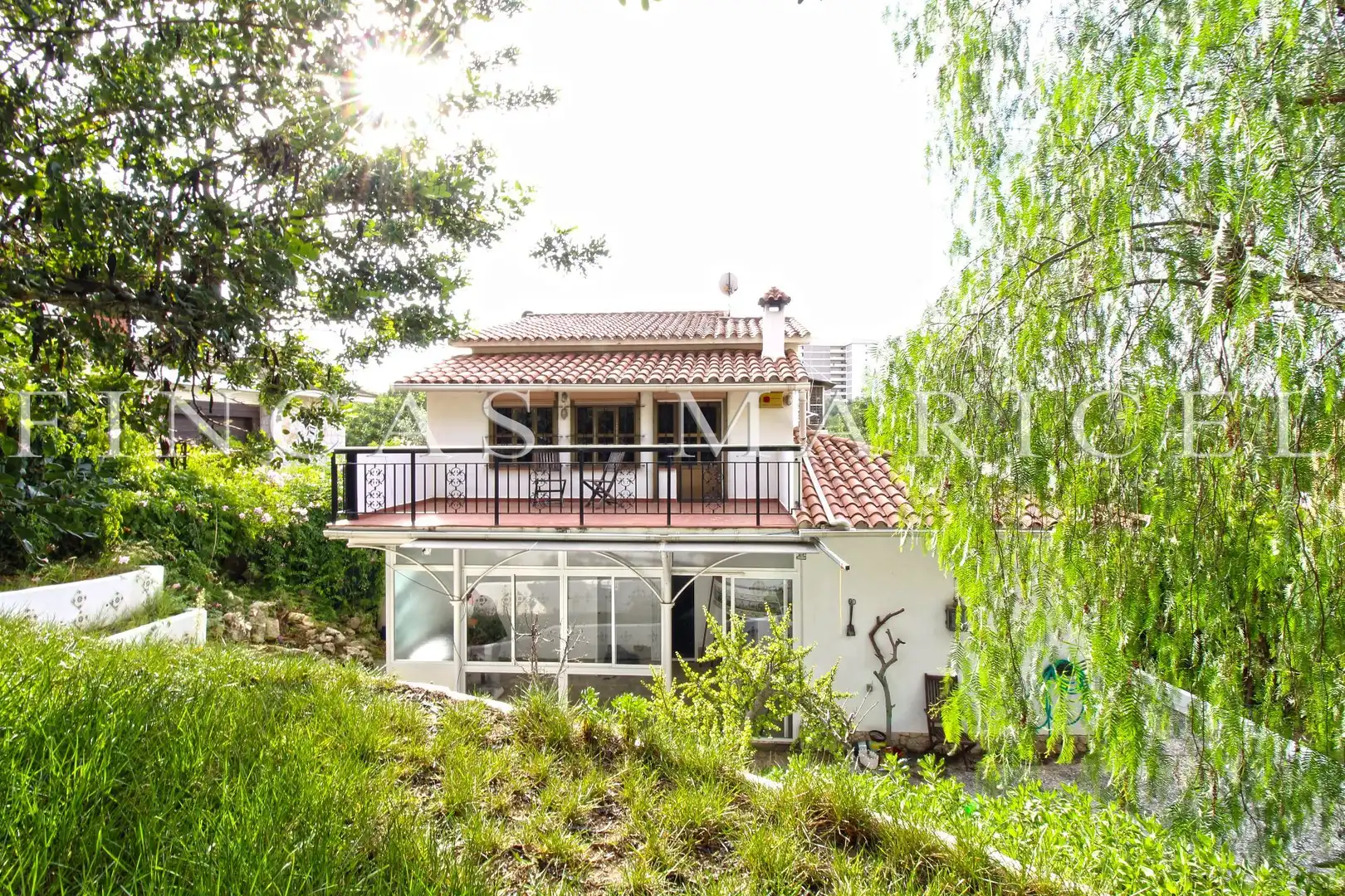 Vista exterior de Casa o chalet en venta en Sitges con Aire acondicionado, Calefacción y Jardín privado