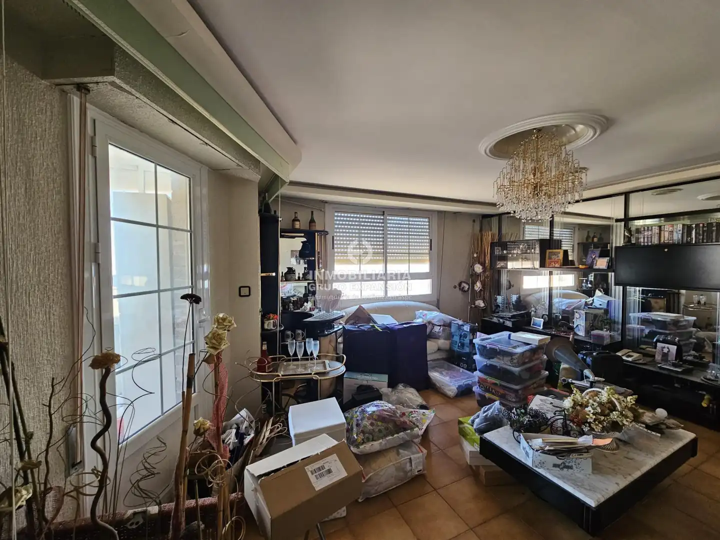 Sala de estar de Piso en venta en Novelda con Balcón