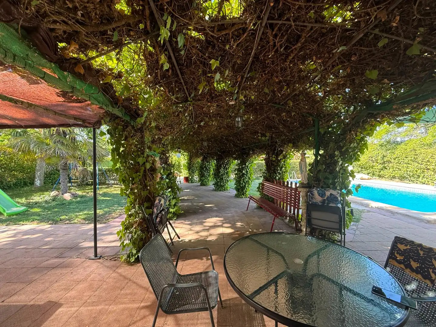 Terraza de Casa o chalet en venta en Argamasilla de Alba con Jardín privado, Terraza y Piscina