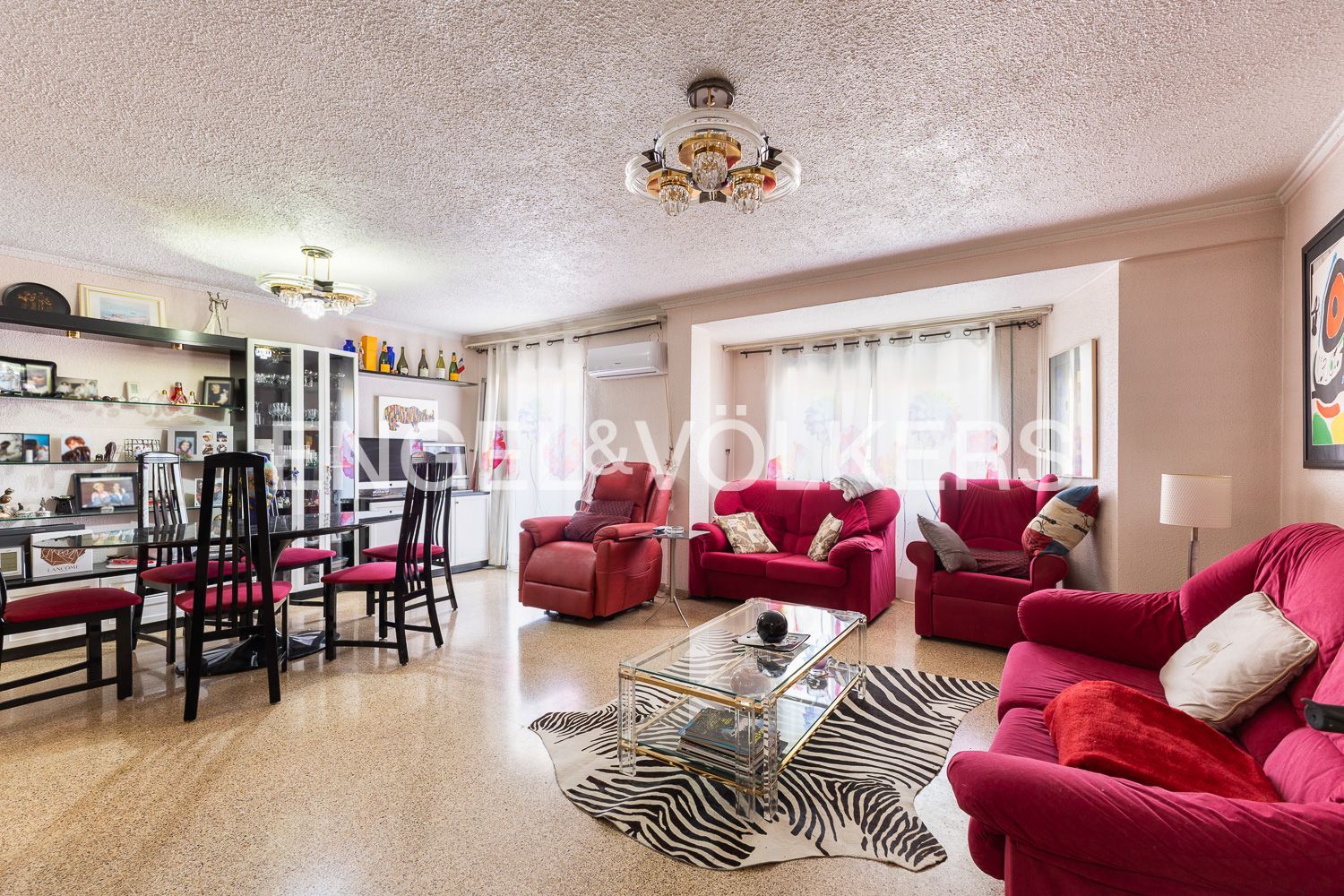 Sala d'estar de Apartament en venda en  Valencia Capital amb Aire condicionat, Calefacció i Moblat