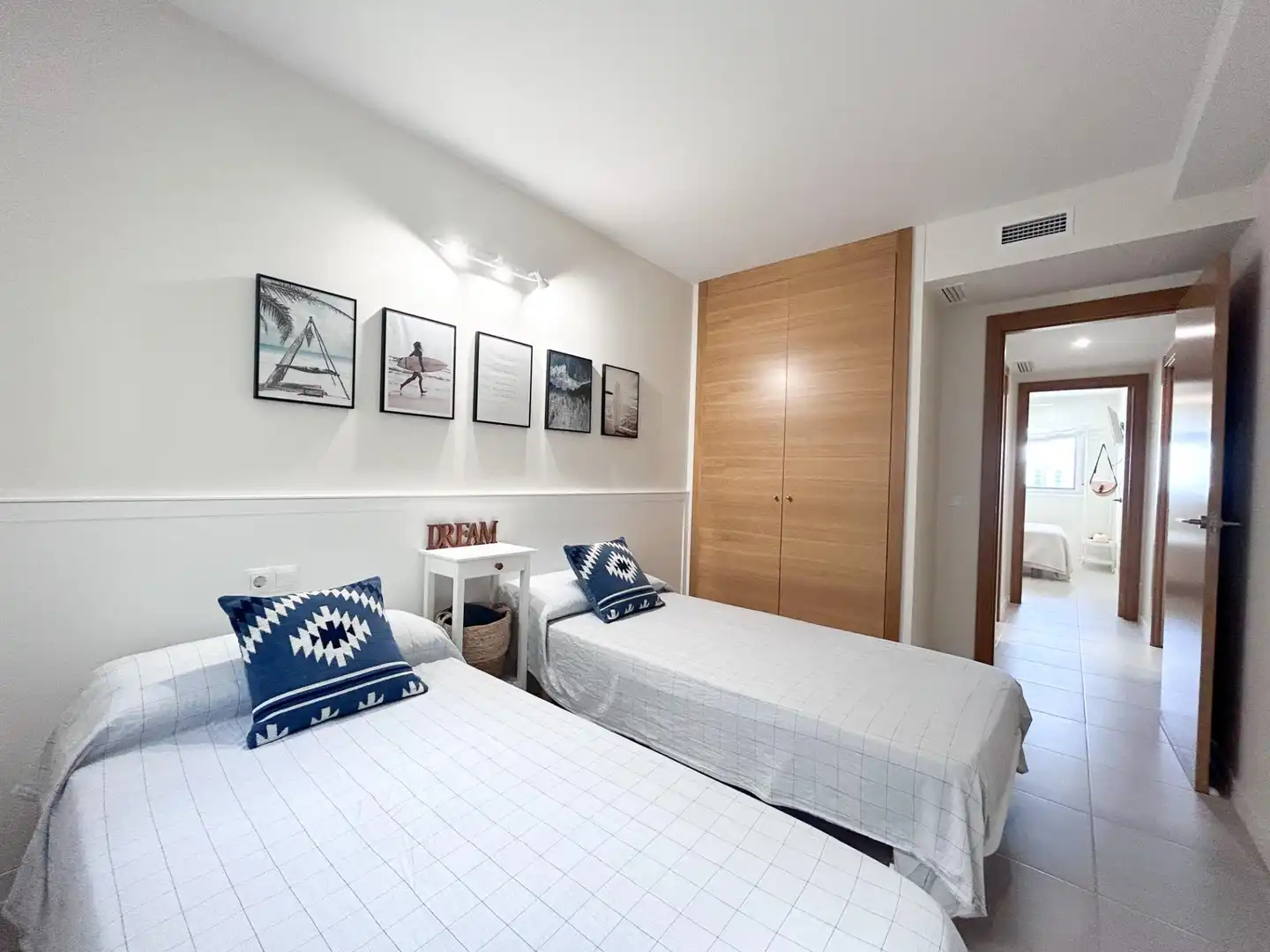 Schlafzimmer von Wohnungen zur Miete in El Puig de Santa Maria mit Klimaanlage, Heizung und Privatgarten