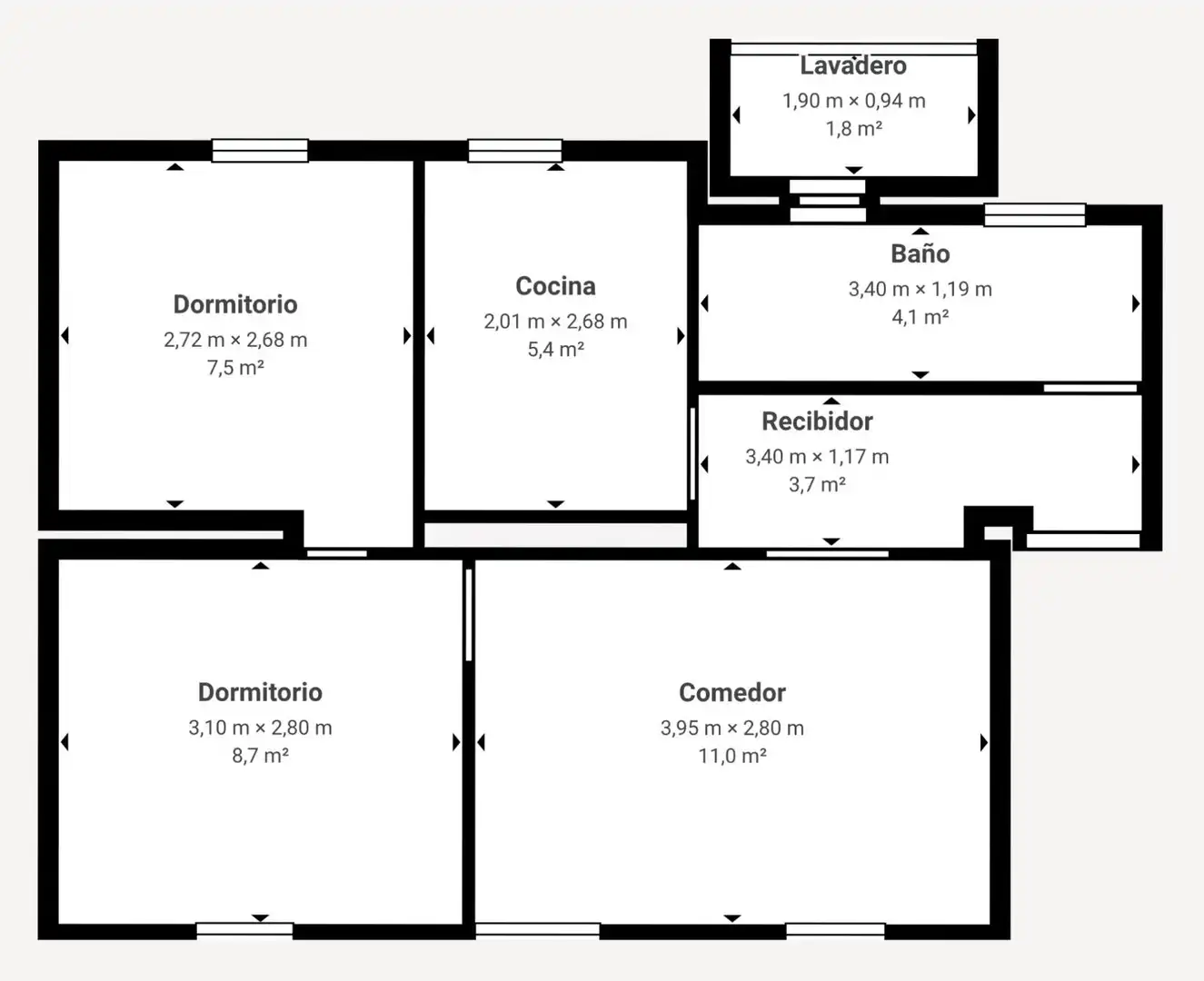 Flat for sale in Granada